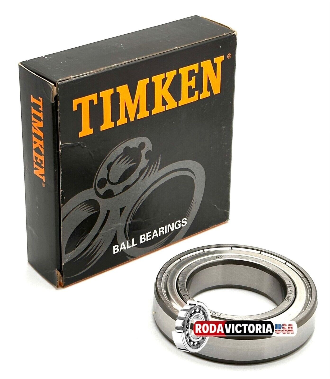 TIMKEN 6008 ZZ C3 DEEP GROOVE BALL BEARING, METAL SHIELDED 40x68x15mm