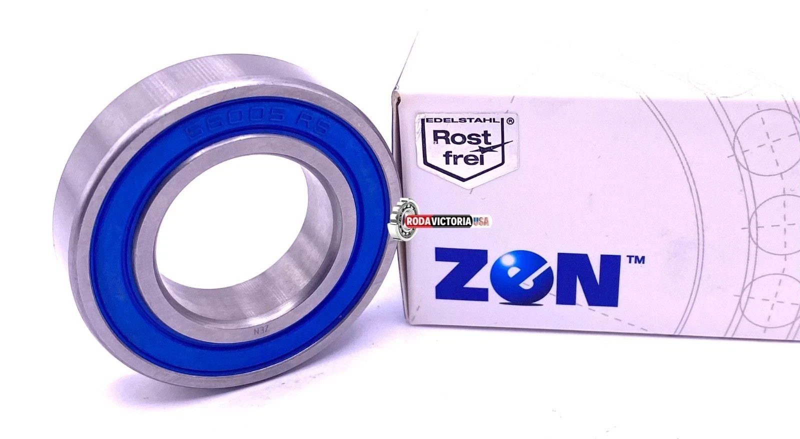 ZEN S6005 2RS Stainless Steel Ball Bearing Rubber Sealed W6005 2RS 25x47x12 mm