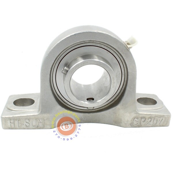 SSUCP207-23 1-7/16" Stainless Steel Pillow Block Bearing – Hi-Sun