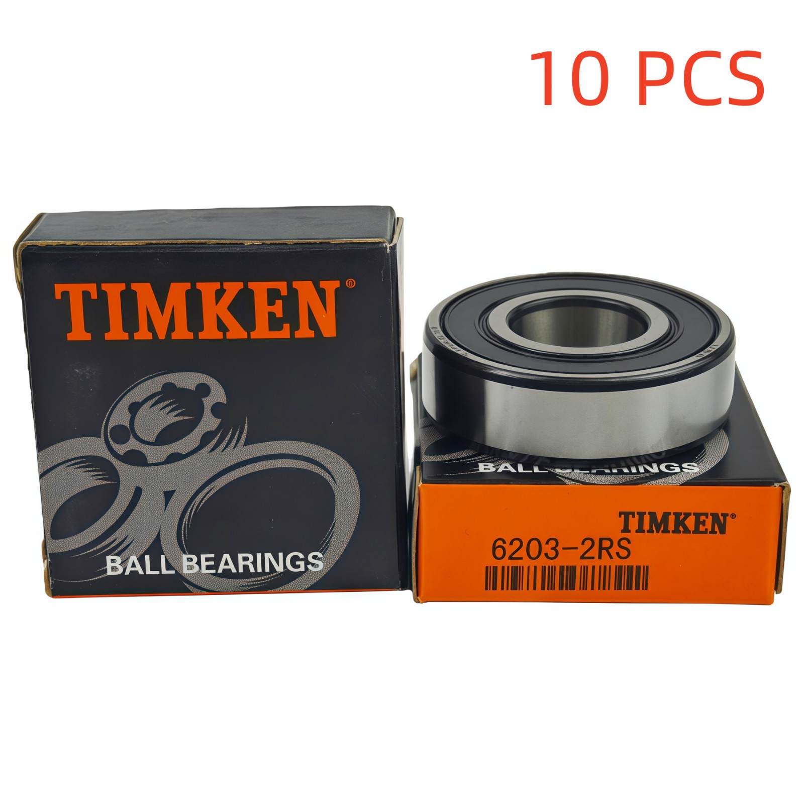 10Pack TIMKEN 6203-2RS Sealed Deep Groove Ball Bearings 17x40x12mm High Quality