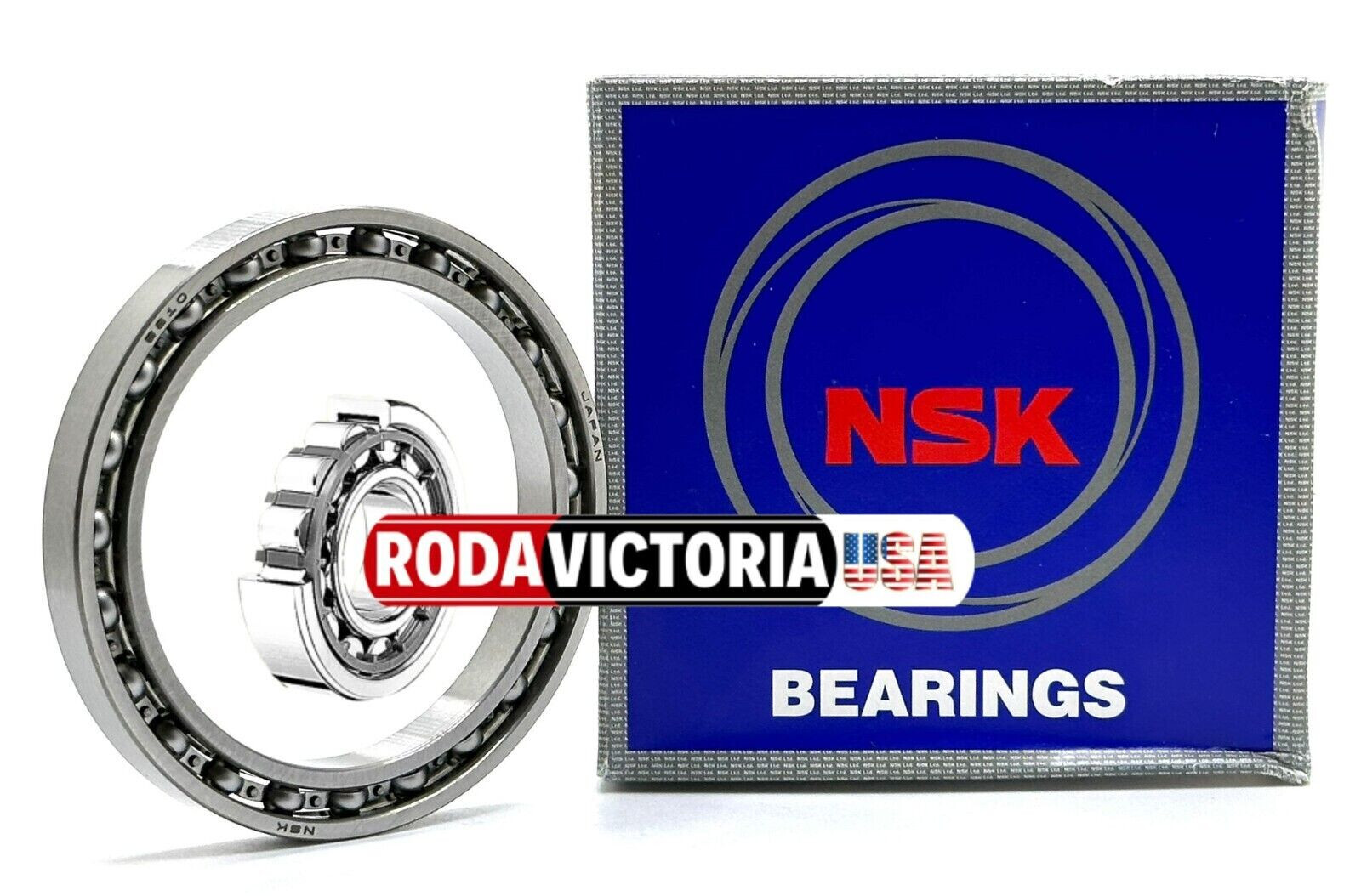 NSK JAPAN 6810 DEEP GROOVE BALL BEARING, OPEN TYPE, NO SEALS 50x65x7mm