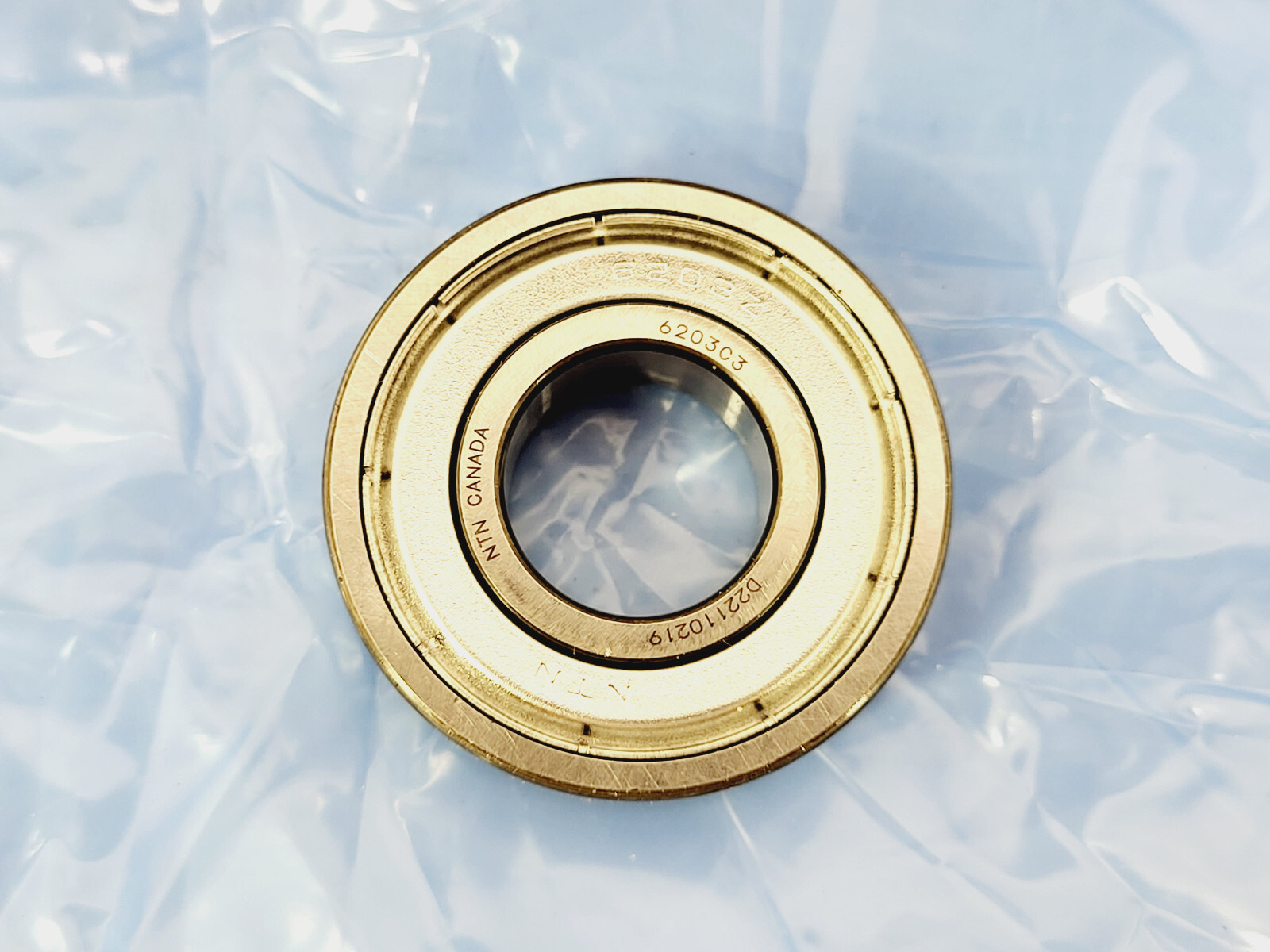 (4) NTN 6203ZZC3/EM Single Row Deep Groove Bearing (17mm ID, 40mm OD, 12mm W)
