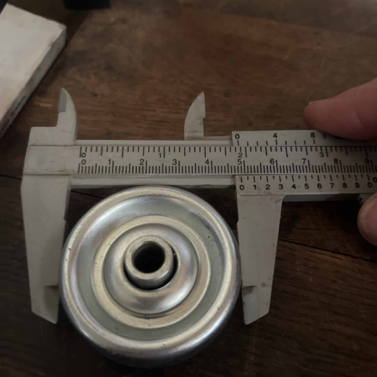 Frantz Mfg Conveyor Bearing Wheel 1 13/16” OD, 1/4” Bore
