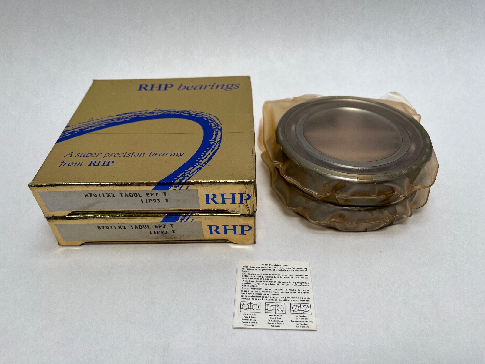 RHP 7011CTDULP4 Bearing 55x90x18mm 7011C 7011-C-T-DUL-P4 B7011X2TADULEP7 England
