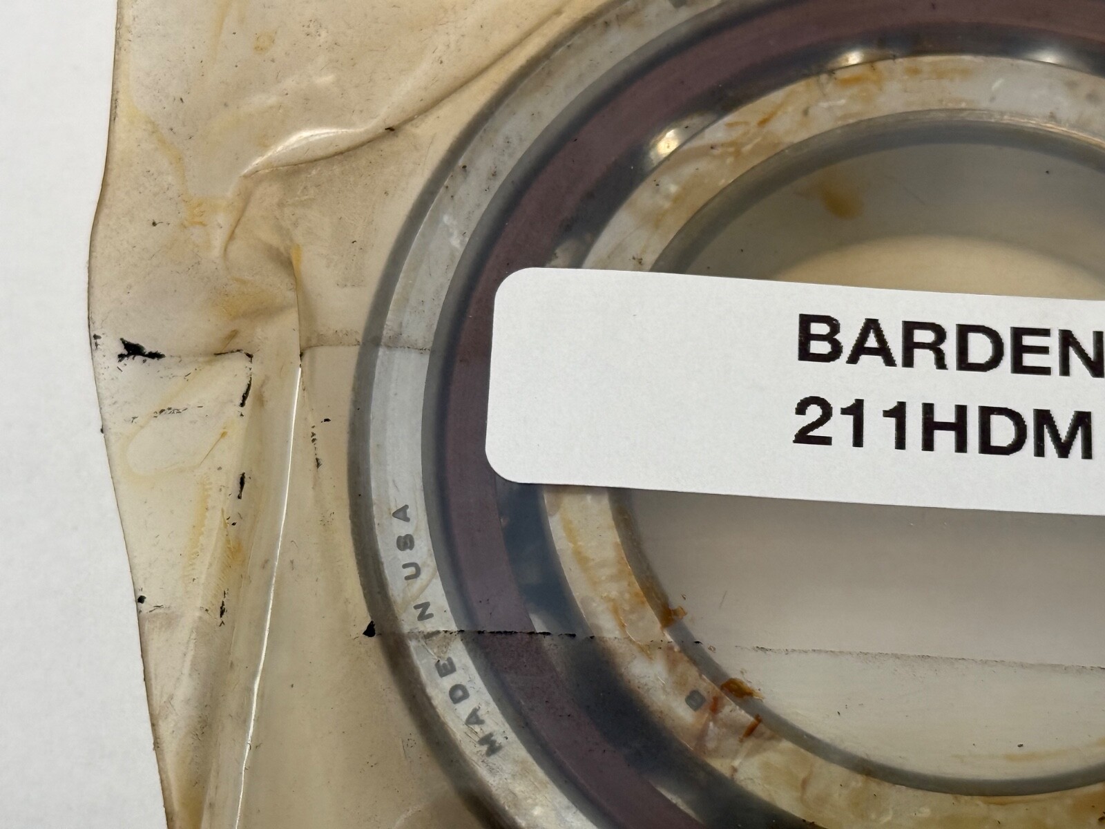 Barden 211HDM Angular Contact Bearing 211-HDM 7211-C 55x100x21 mm