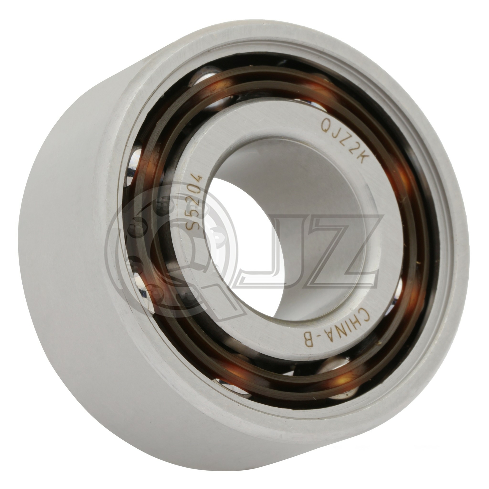 [1-Pack] SS5204-OPEN Ball Bearing 20 mm x 47 mm x 20.6 mm Open Stainless Steel