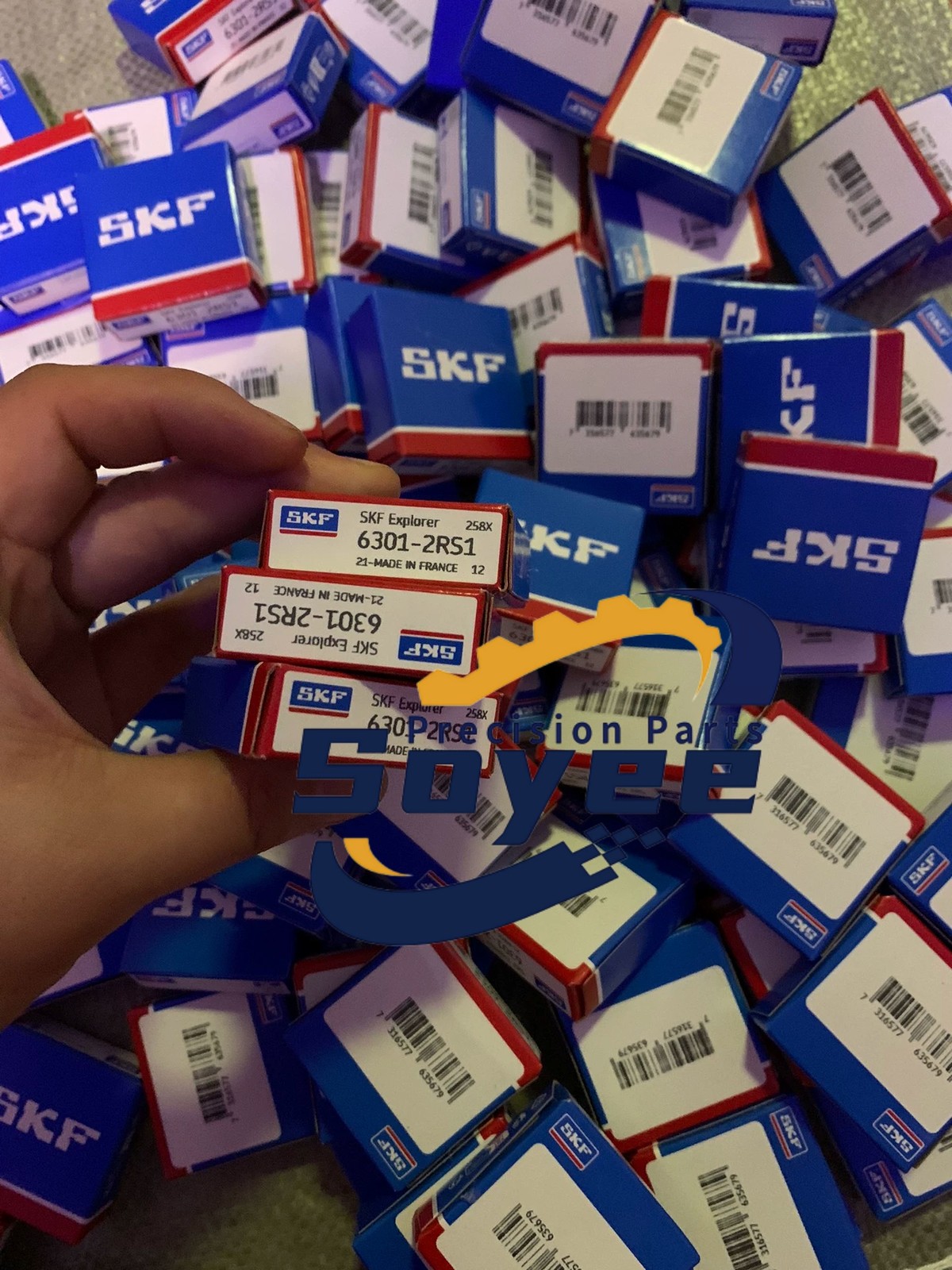 10PCS Brand New SKF 6301-2RSH 12×37×12mm 6301 2RS1 Fast shipment