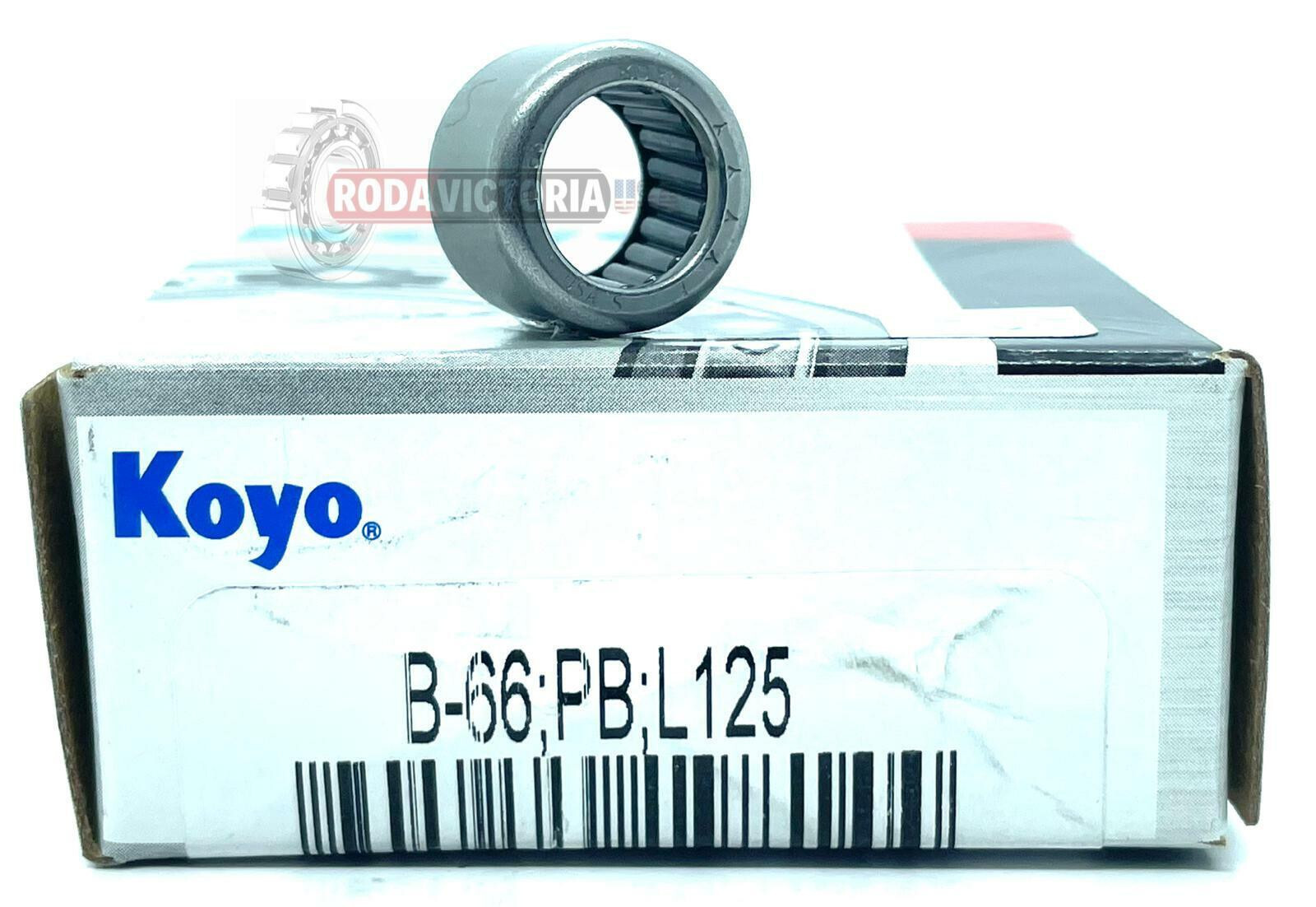 KOYO MADE IN USA B-66 Open End Needle Roller Bearing 3/8 x 9/16 x 3/8″