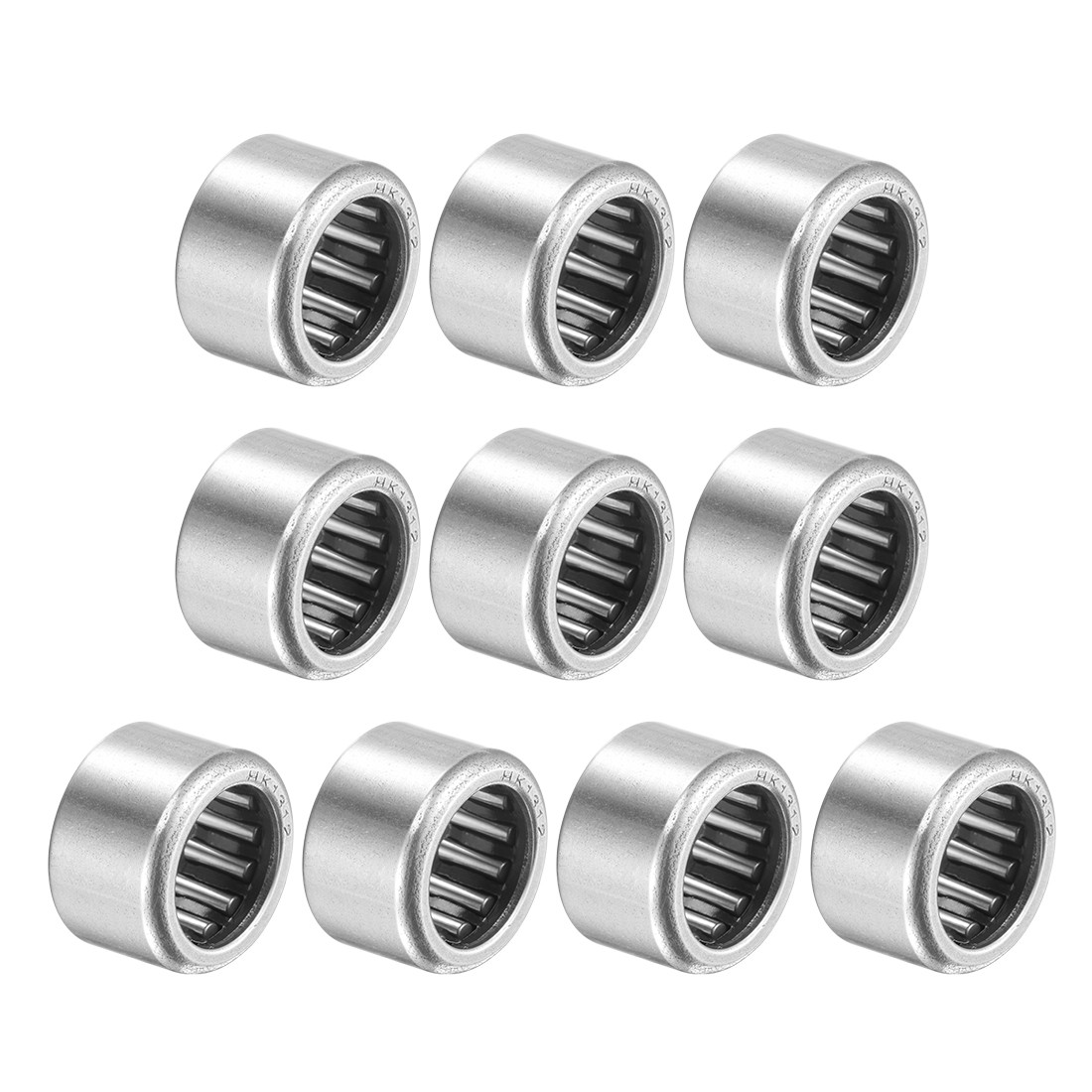 HK1312 Needle Roller Bearings 13mm x 19mm x 12mm Chrome Steel Open End 10pcs