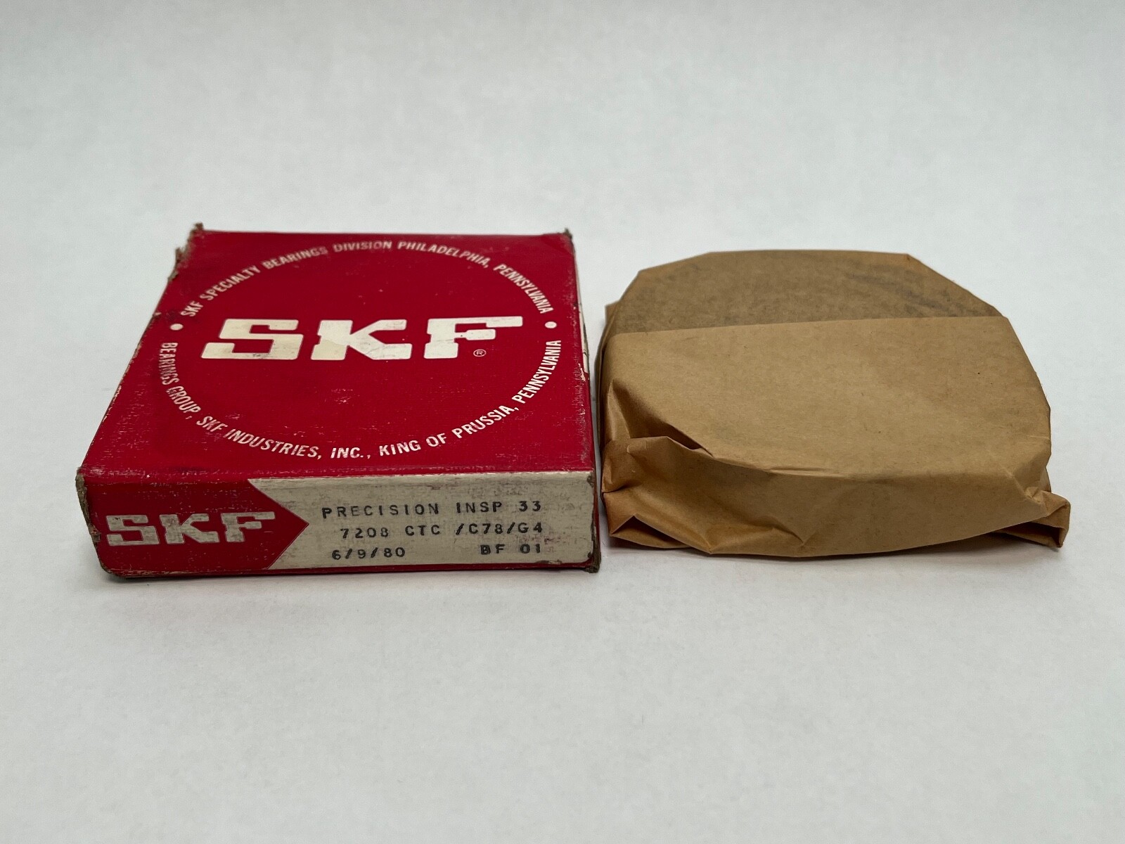 SKF 7208CTC Angular Bearing 40x80x18 mm 7208C 7208-C-TC-C78-G4 USA