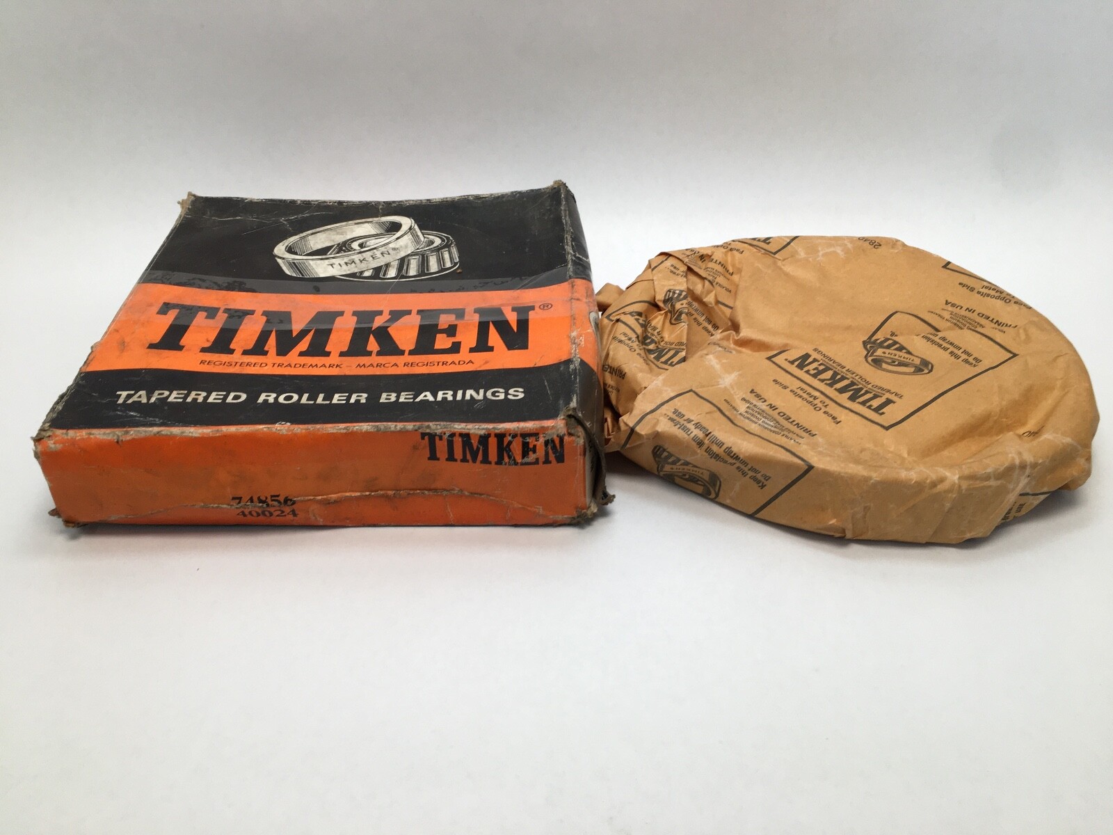 Timken 74856 Taper Roller Bearing Cup/Race 8-9/16″ OD 1-1/8″ W USA