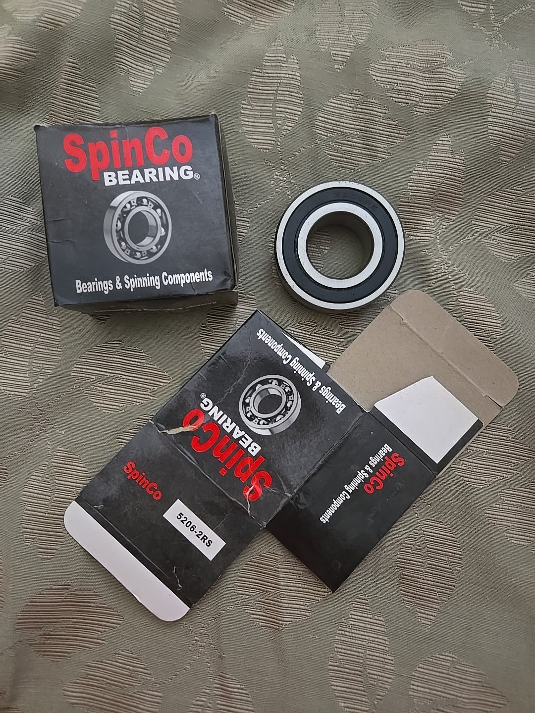 SpinCo 5206-2RS Double Row, Angular Contact Bearing