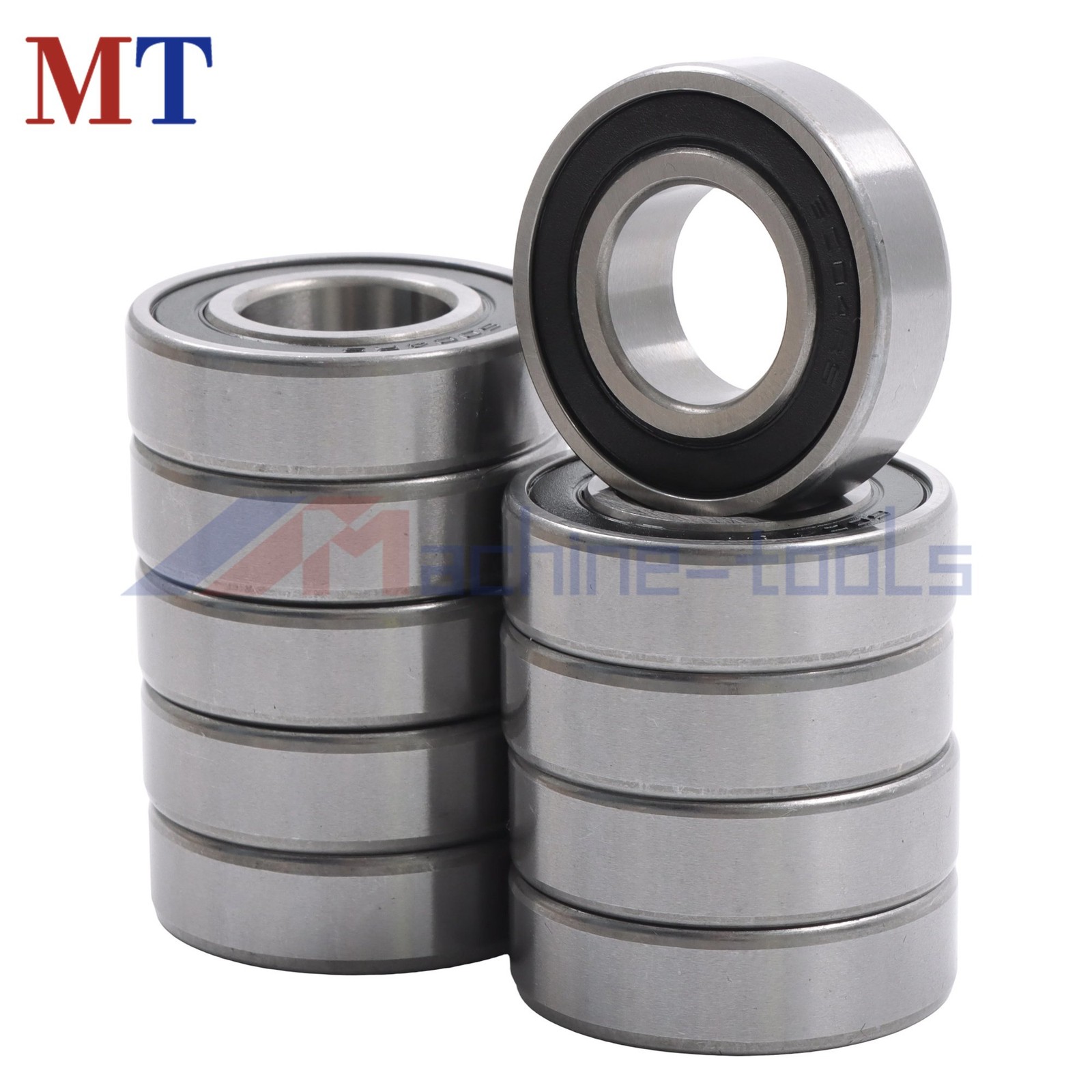 10 Pcs 6004-2RS C3 Bearing 20x42x12mm Premium Rubber Sealed Industrial Grade