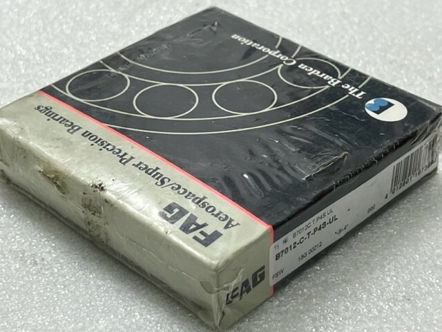 FAG BP012-C-T-P4S-UL Aerospace/Super Precision Spindle Bearings New