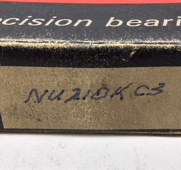 FAG NU210KC3 Cylindrical Roller Bearing 50mm ID X 90mm OD X 20mm W NU-210-KC3