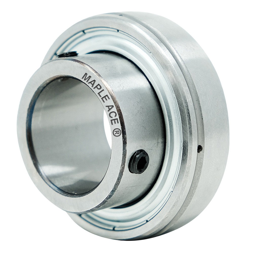 SB205-16 Insert Bearing 1″ Bore, Spherical OD, Set Screws (Qty 1)