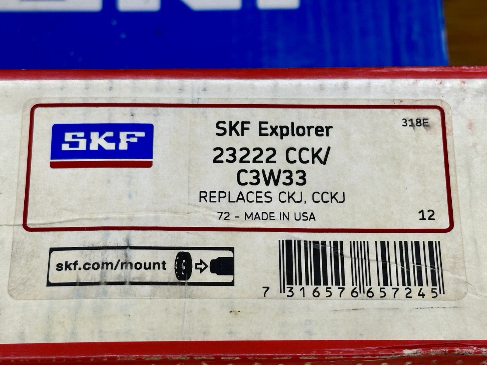 SKF 23222 CCK / C3W33 Spherical Roller Bearing – BRAND NEW / FACTORY BOXED!