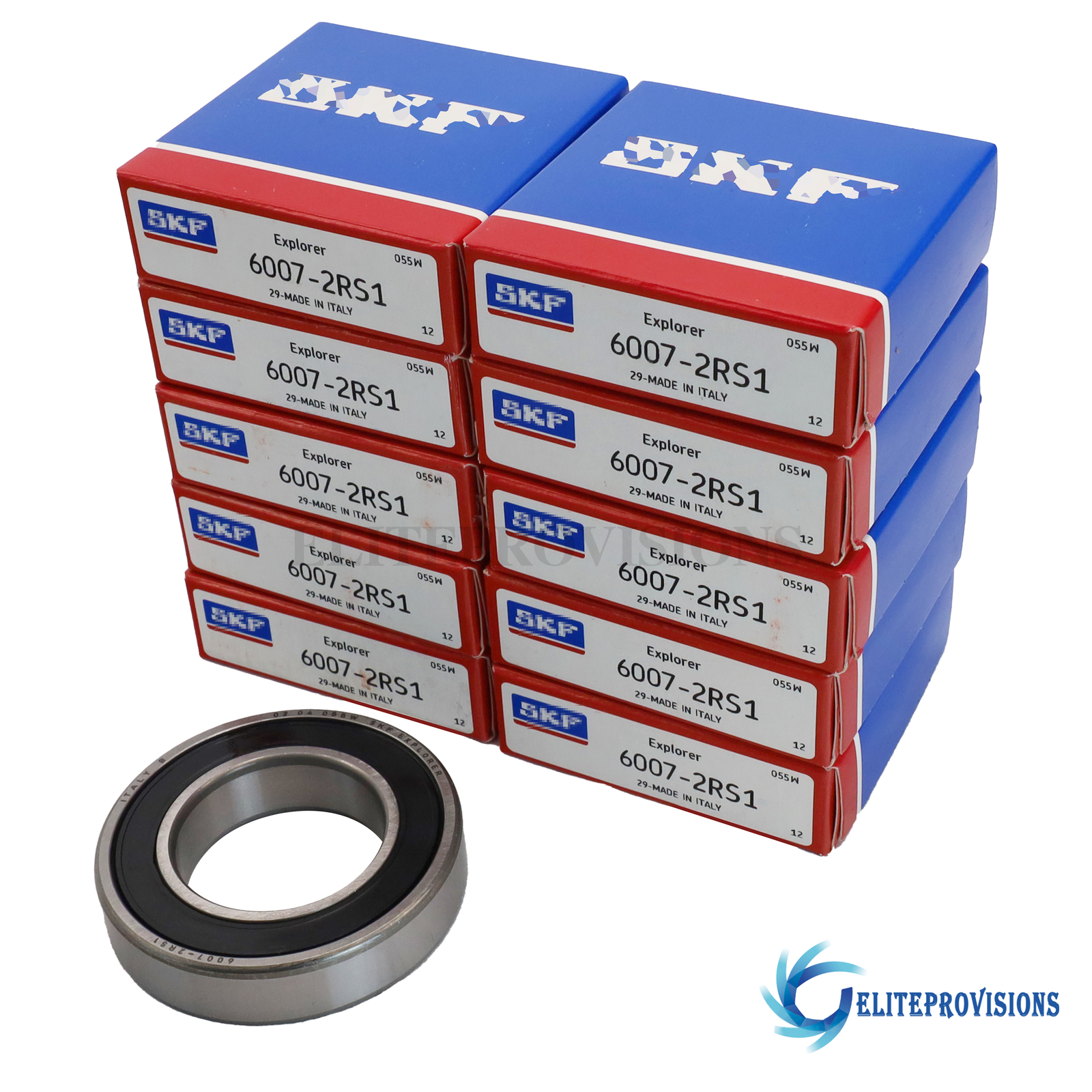 10x For SKF 6007 2RS1 35x62x14mm Deep Groove Ball Bearing Rubber Sealed 6007RS