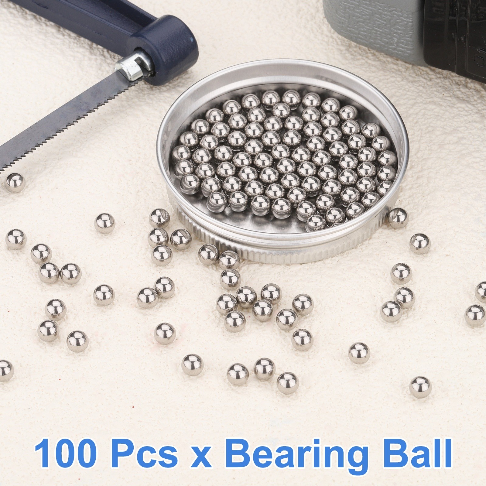 100 Pcs Mirror Polished 3/16″ Bearing Ball 316L Stainless Steel G200 Precision