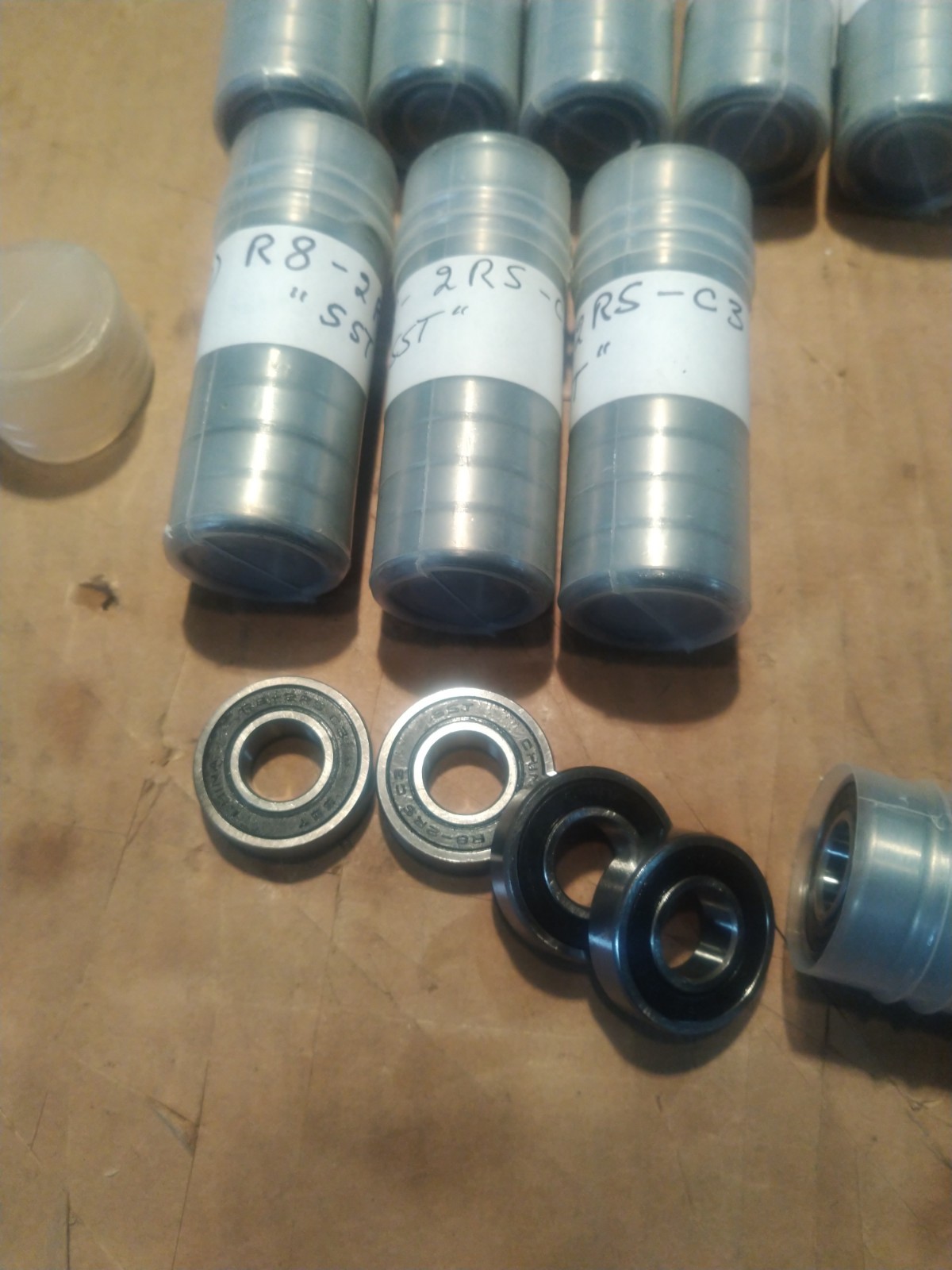 Qty. 90) R8-2RS C3. Premium Rubber Seal Ball Bearing. 1/2″x1-1/8″x5/16″, R8 RS