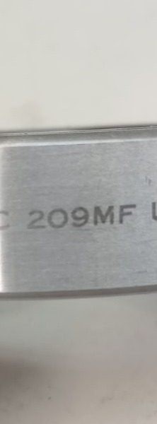 MRC 209MF Ball Bearing Deep Groove 45X85X19mm 209-MF Single Shielded (Pack of 2)