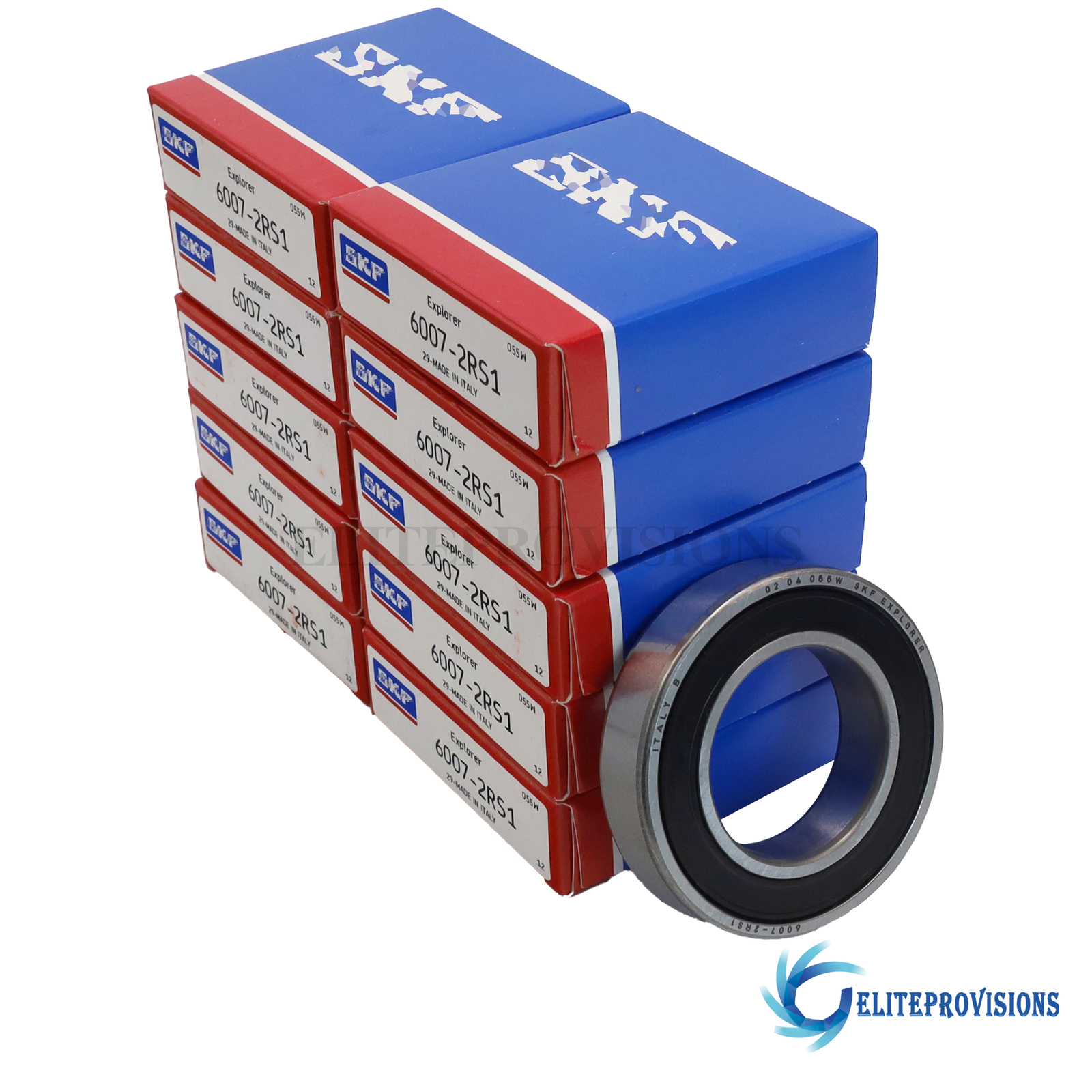 10x For SKF 6007 2RS1 35x62x14mm Deep Groove Ball Bearing Rubber Sealed 6007RS