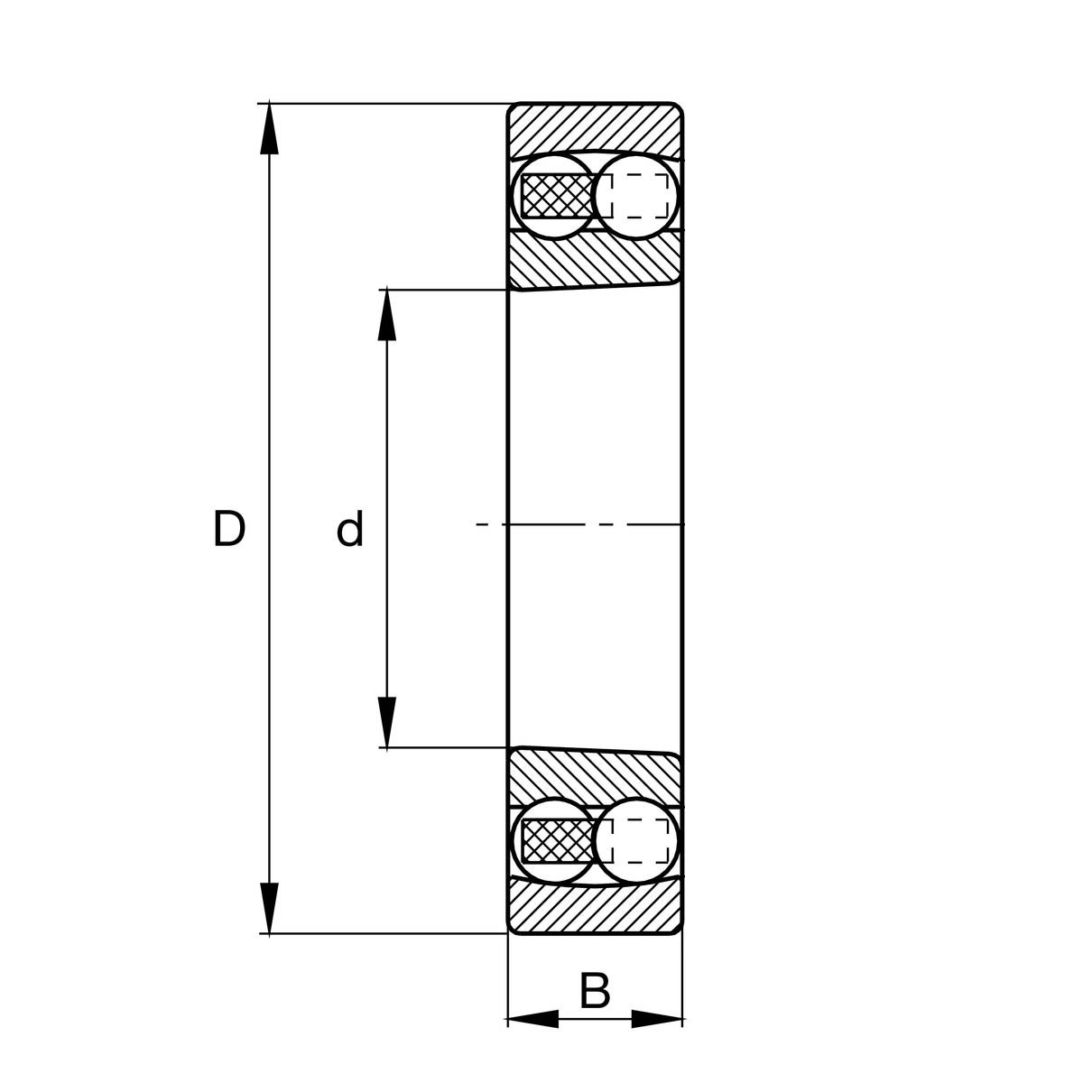 2220 KM Double Row Self-Aligning Ball Bearing 100x180x46 mm. by SKF brand