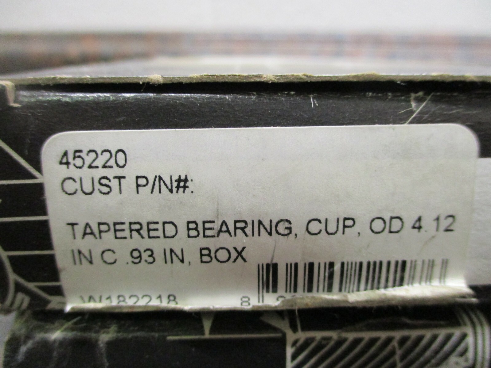LOT OF 2 NEW PEER 45220 TAPERED BEARING CUP/RACE, AMERICAN CRANES # 274-30003