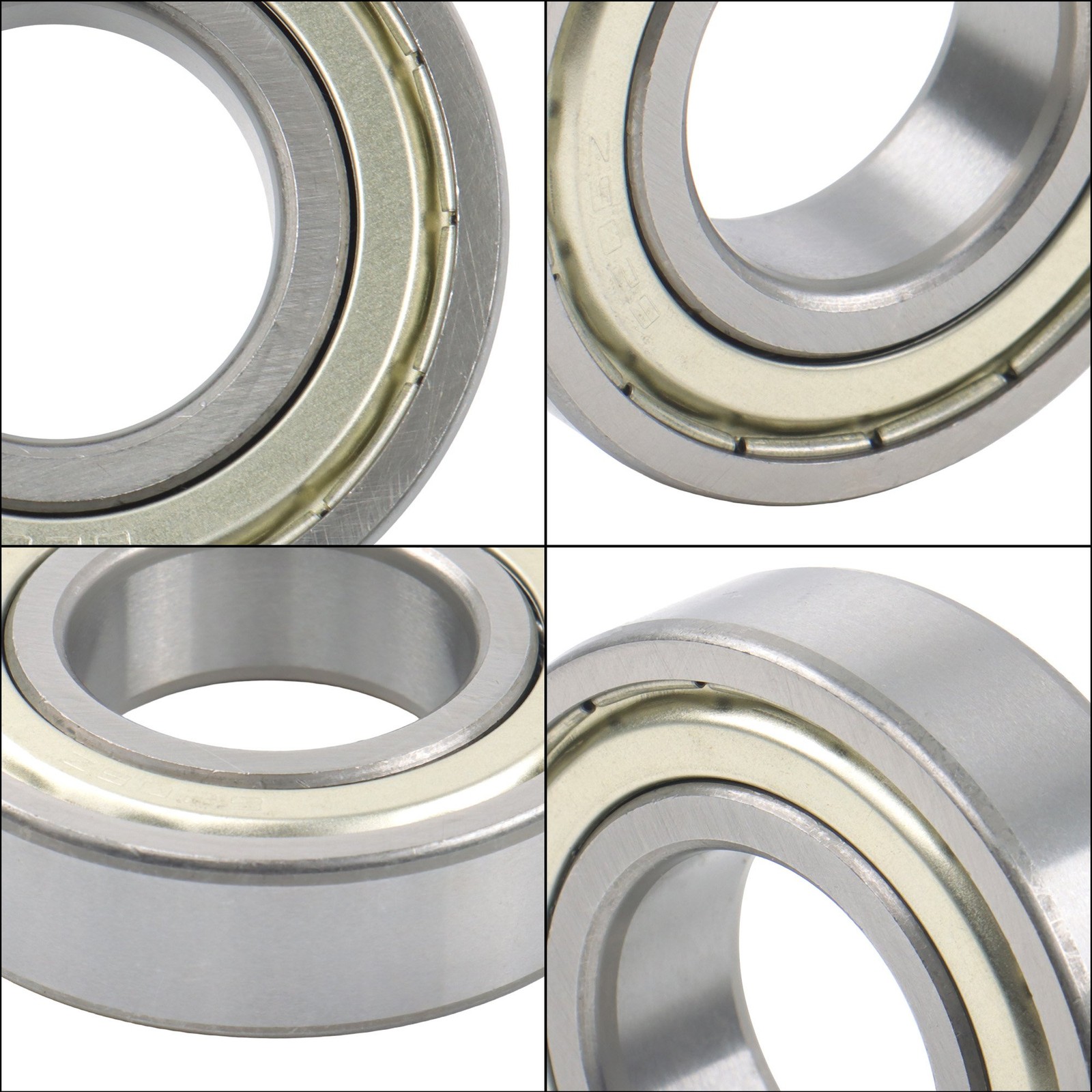 10Pcs 6206-ZZ Deep Groove Ball Bearings 30mm Inner Dia 62mm OD 16mm Metal Sealed