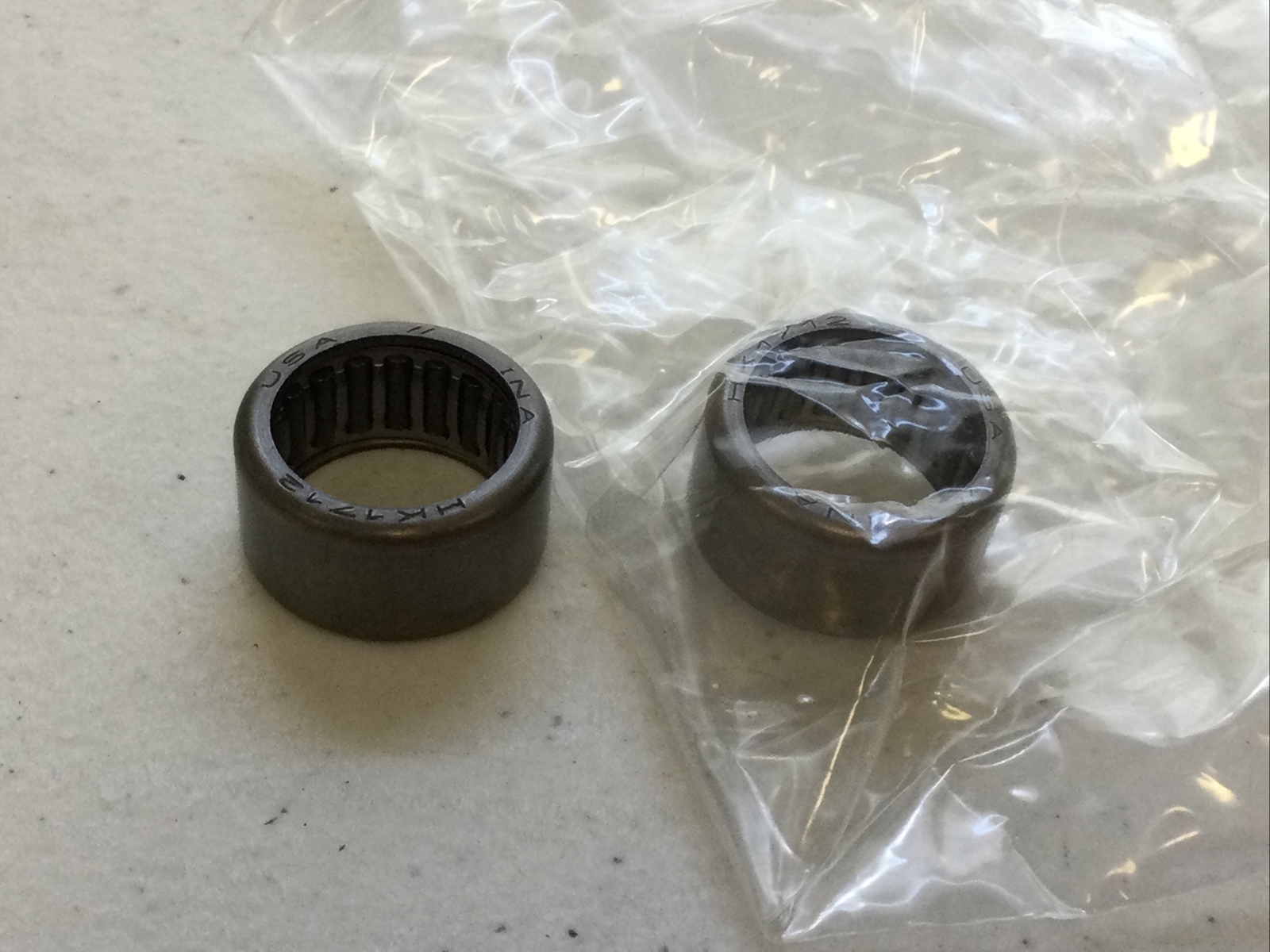 INA LOT OF 2 HK1712B NEEDLE BEARING 17x23x12MM, FREE SHIPPING