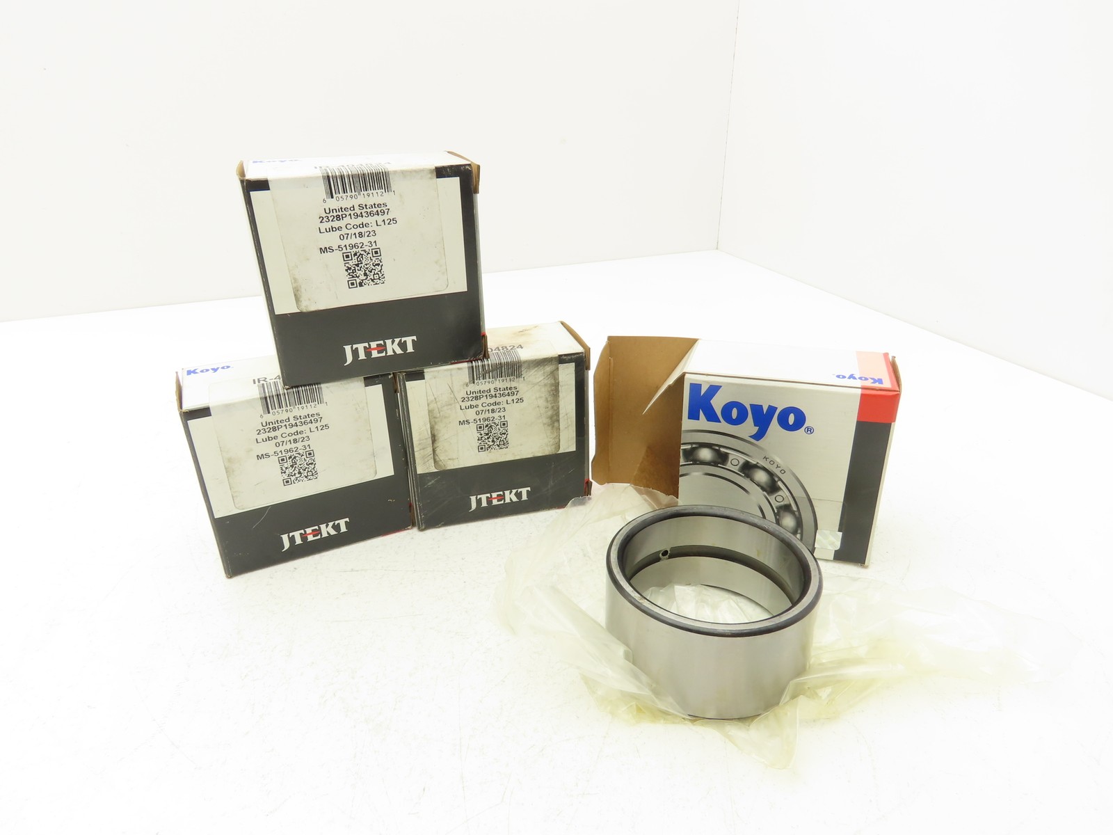 Koyo IR-404824 Needle Roller Bearing Inner Ring 2.500″ Bore 3.000″ OD Lot of 4