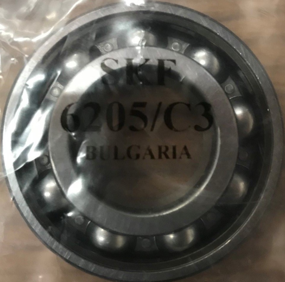 6205-C3 SKF Bearing 25x52x15(mm) *OPEN No Seals or Shields*