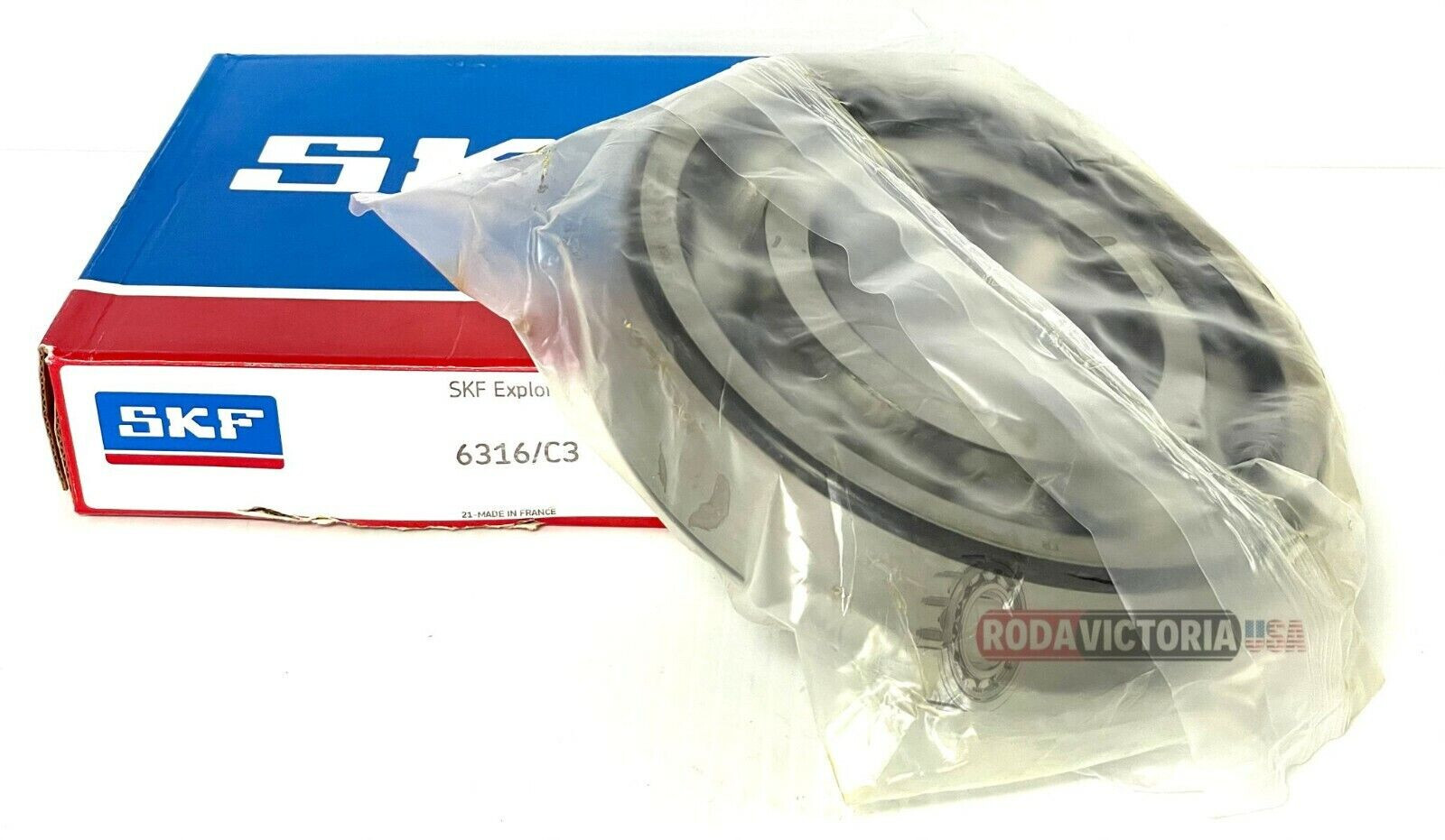 SKF 6316 Deep Groove Ball Bearing 80 x 170 x 39 mm OPEN, NO SEALS