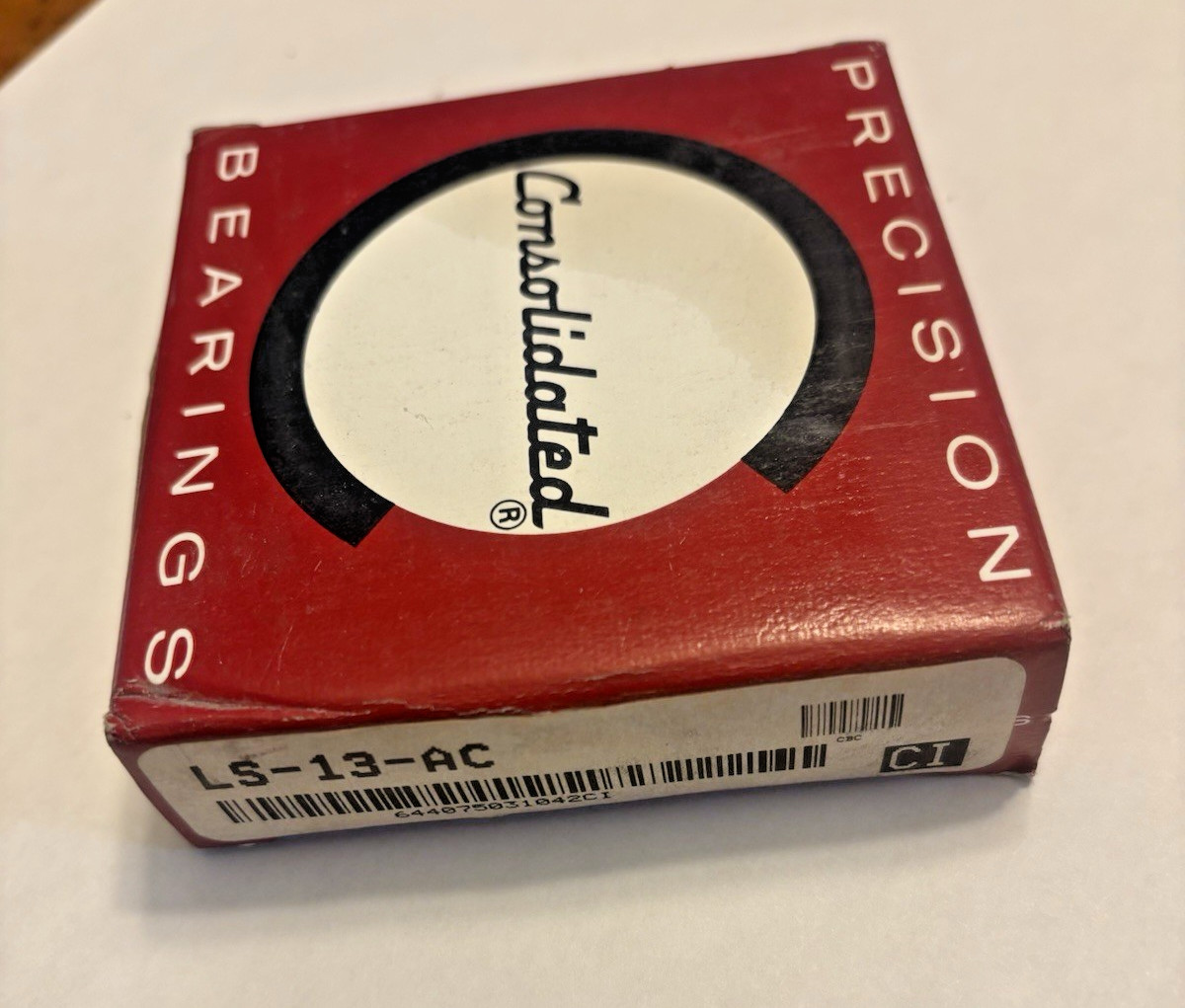 Precision Bearings Consolidated Model LS-13-AC Angular Contact Ball Bearing NOS