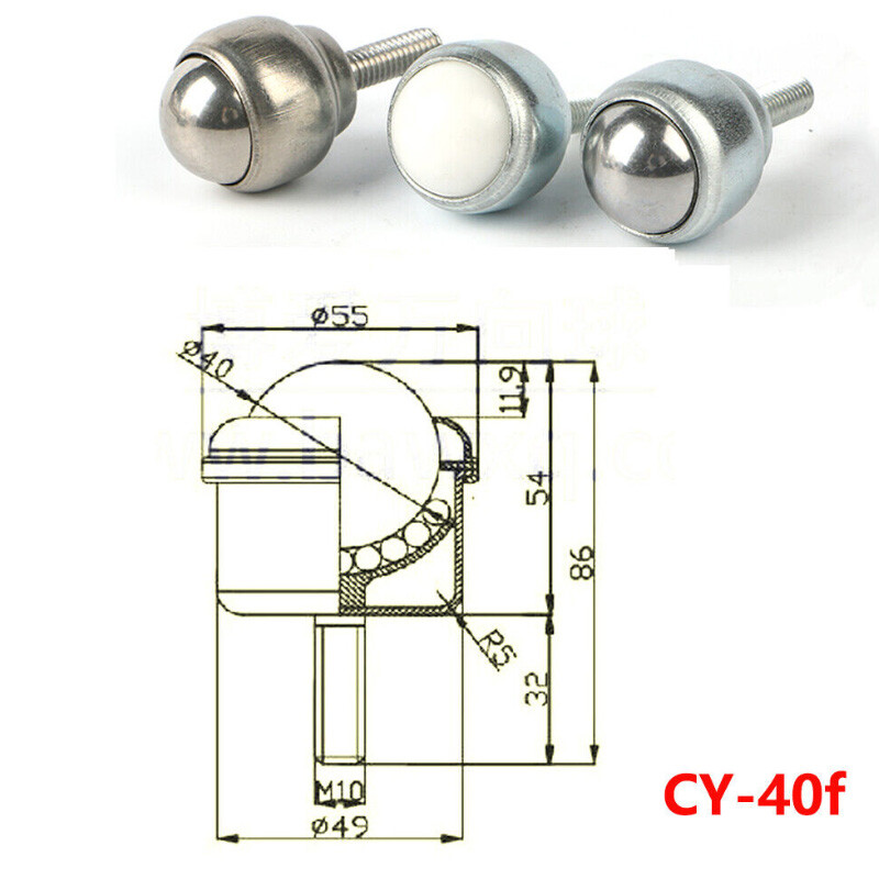 CY-12D CY-19D CY-25D CY-25F Ball Transfer Bearing M5 M6 M8 M10 Male Thread Bolt