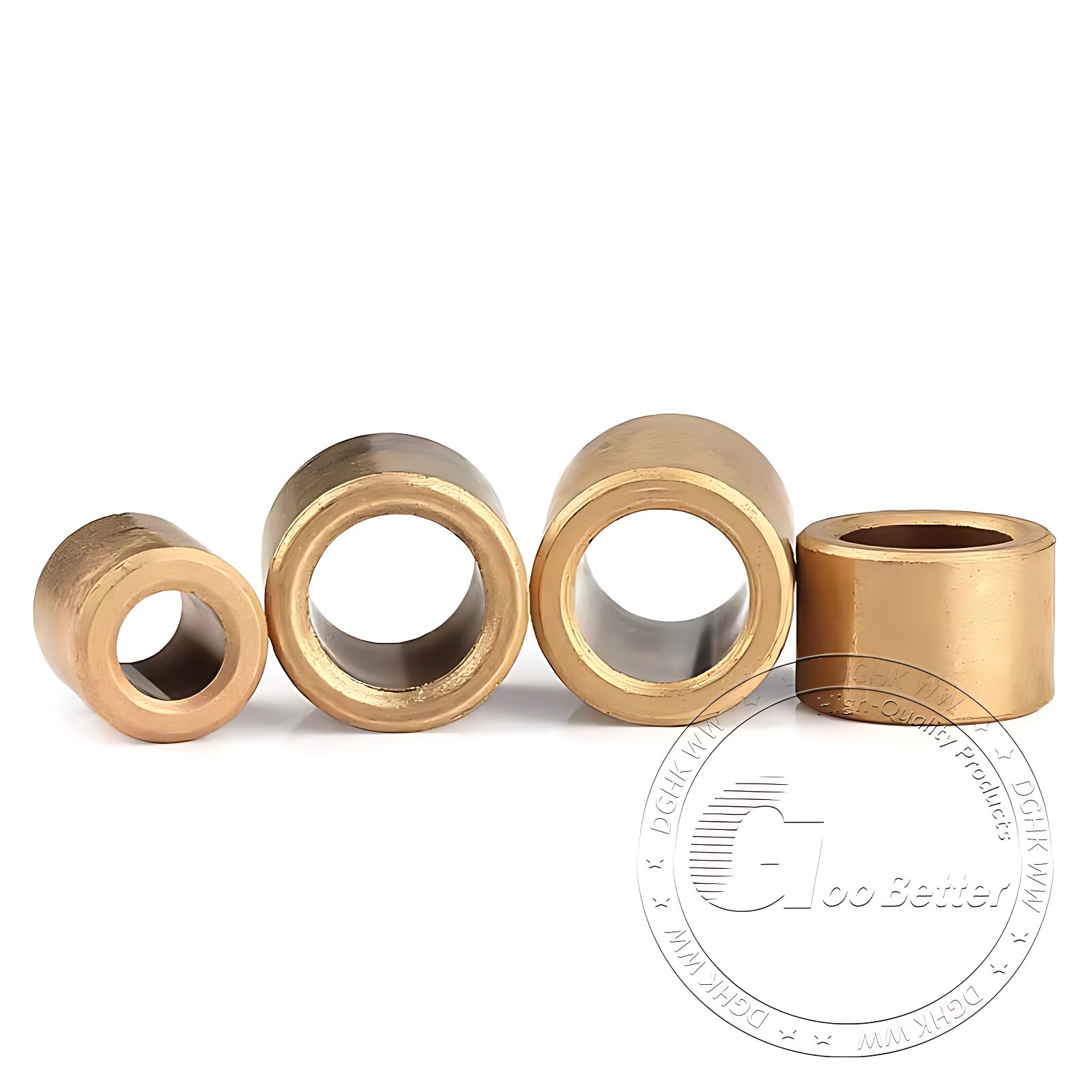 Metric Oilite Plain Bronze Sintered Bearing Bushe Series Self Lubricating Sleeve