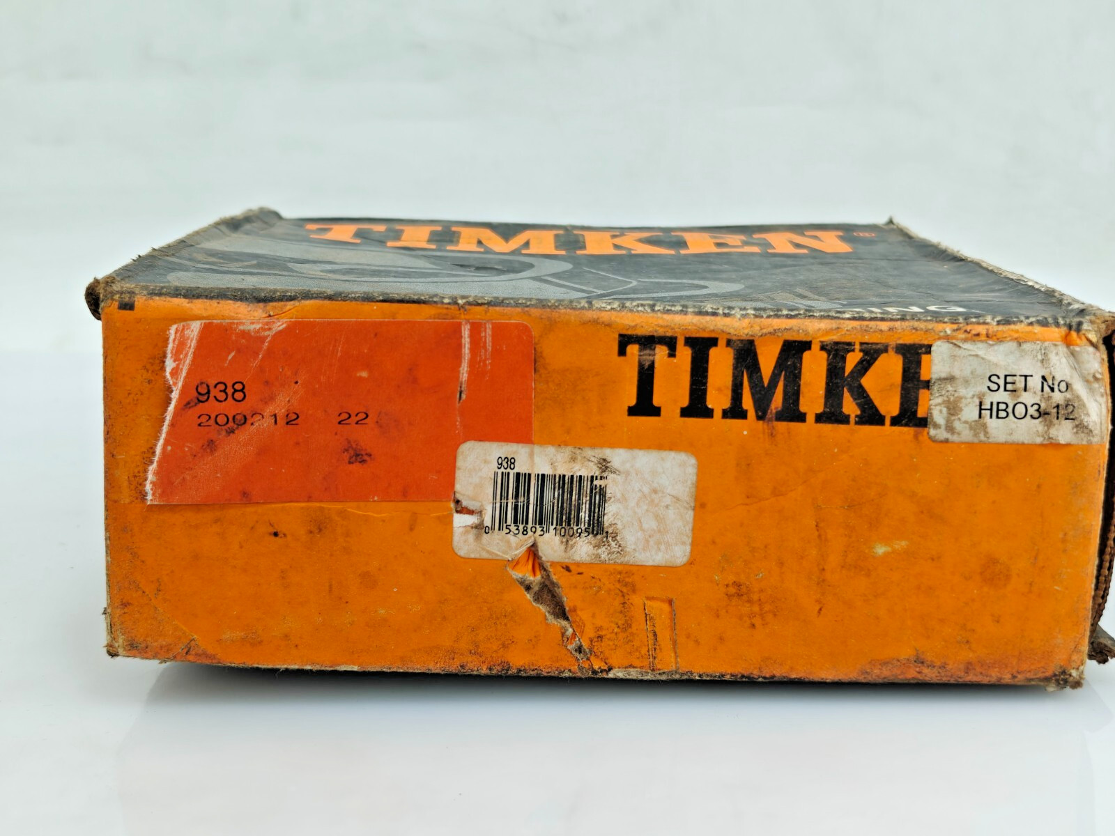 938 200212 Timken Tapered Roller Bearing Cone Only Timken 938 USA 4.5in Bore