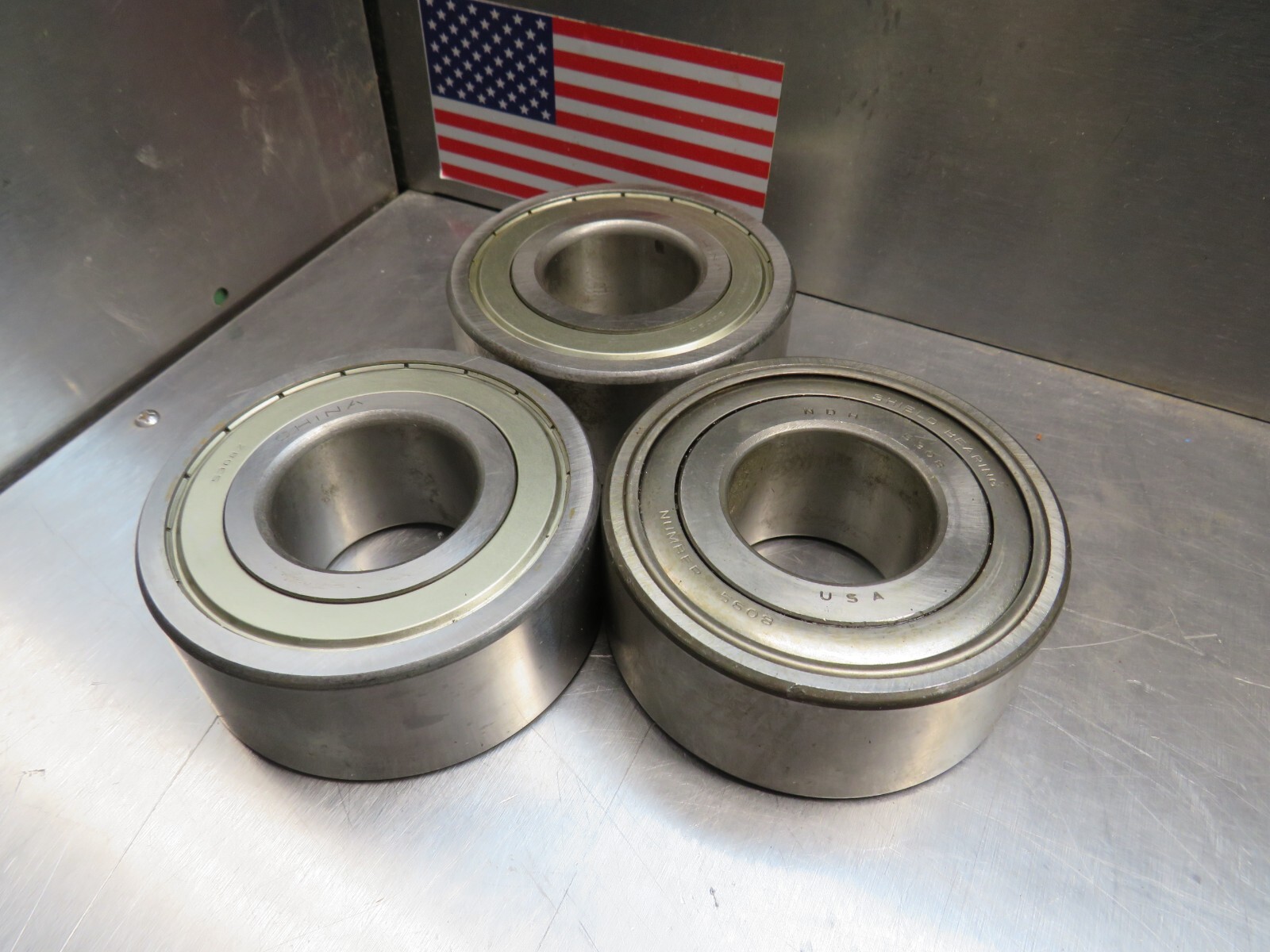 NDH 55608 w/ (x2) 5308Z Generic Double Row Shielded Ball Bearing