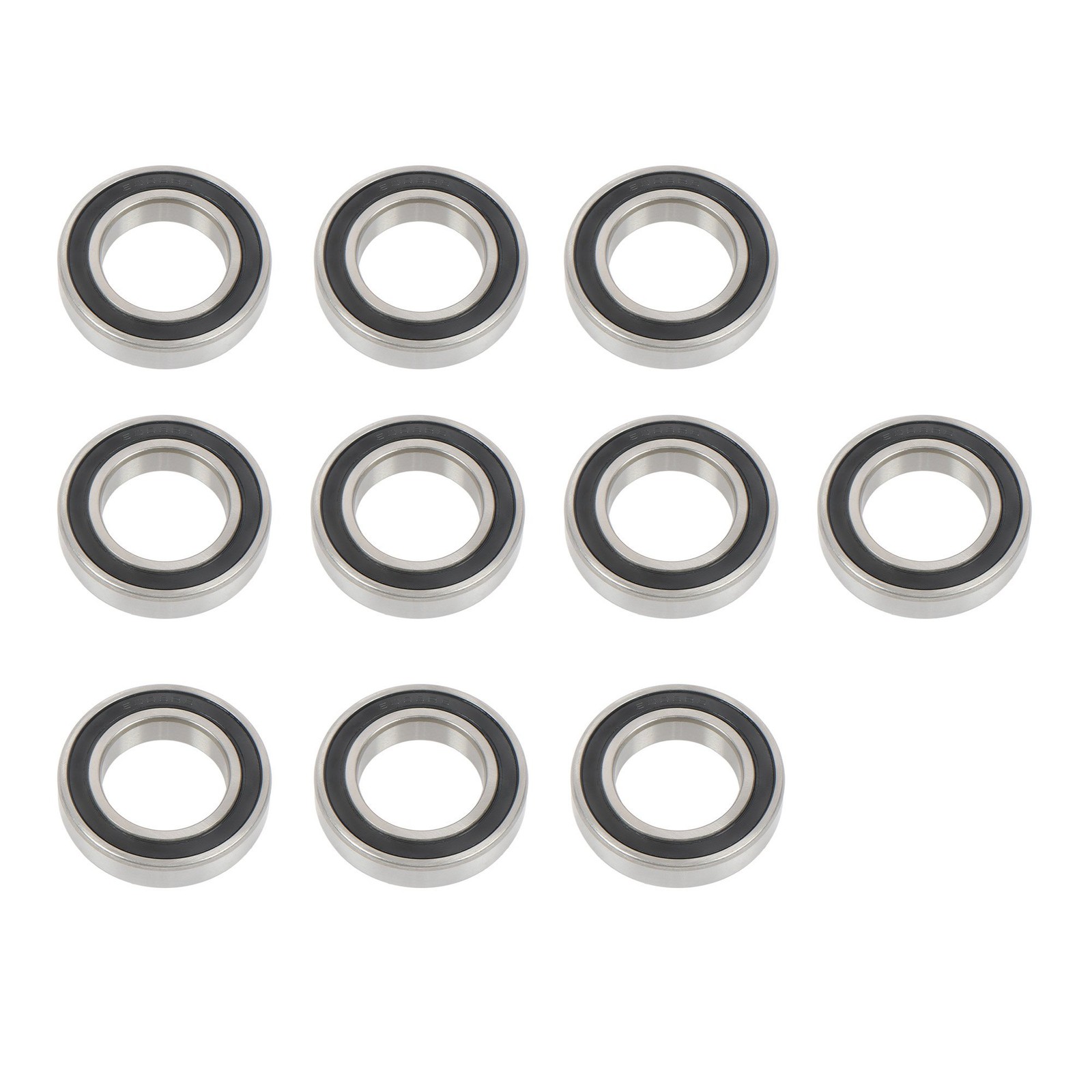 10pcs 6008-2RS Ball Bearings 40x68x15mm Double Rubber Sealed