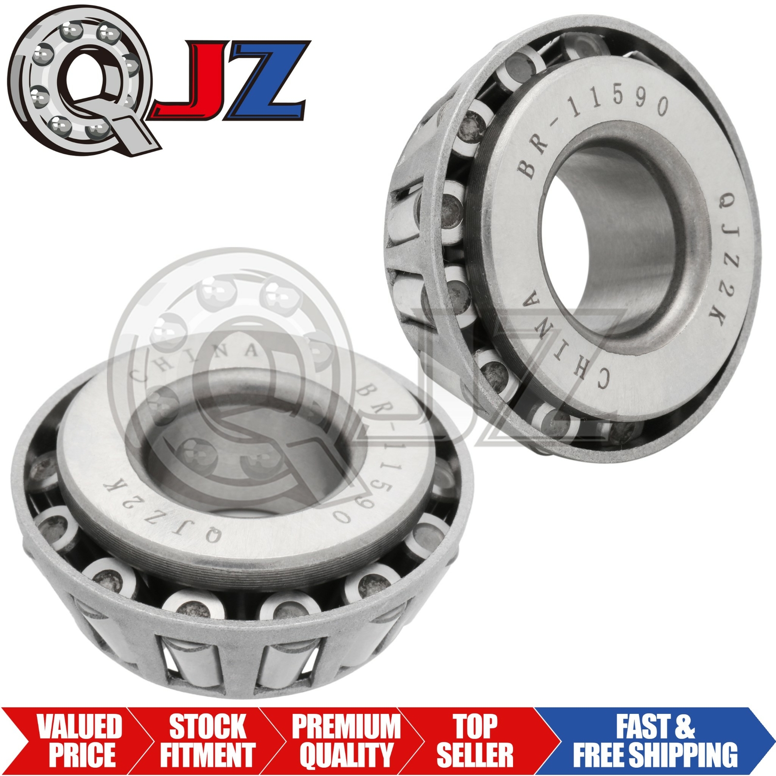 [2-Pack] 11590 Tapered Roller Bearing Inner Cone 5/8″ (Bore) x 0.5625″ (Width)