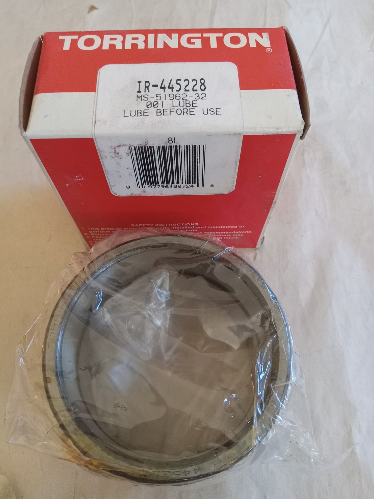 Torrington IR-445228 Roller Bearing Inner Race 2-3/4″ ID X 3-1/4″ OD X 1-3/4″