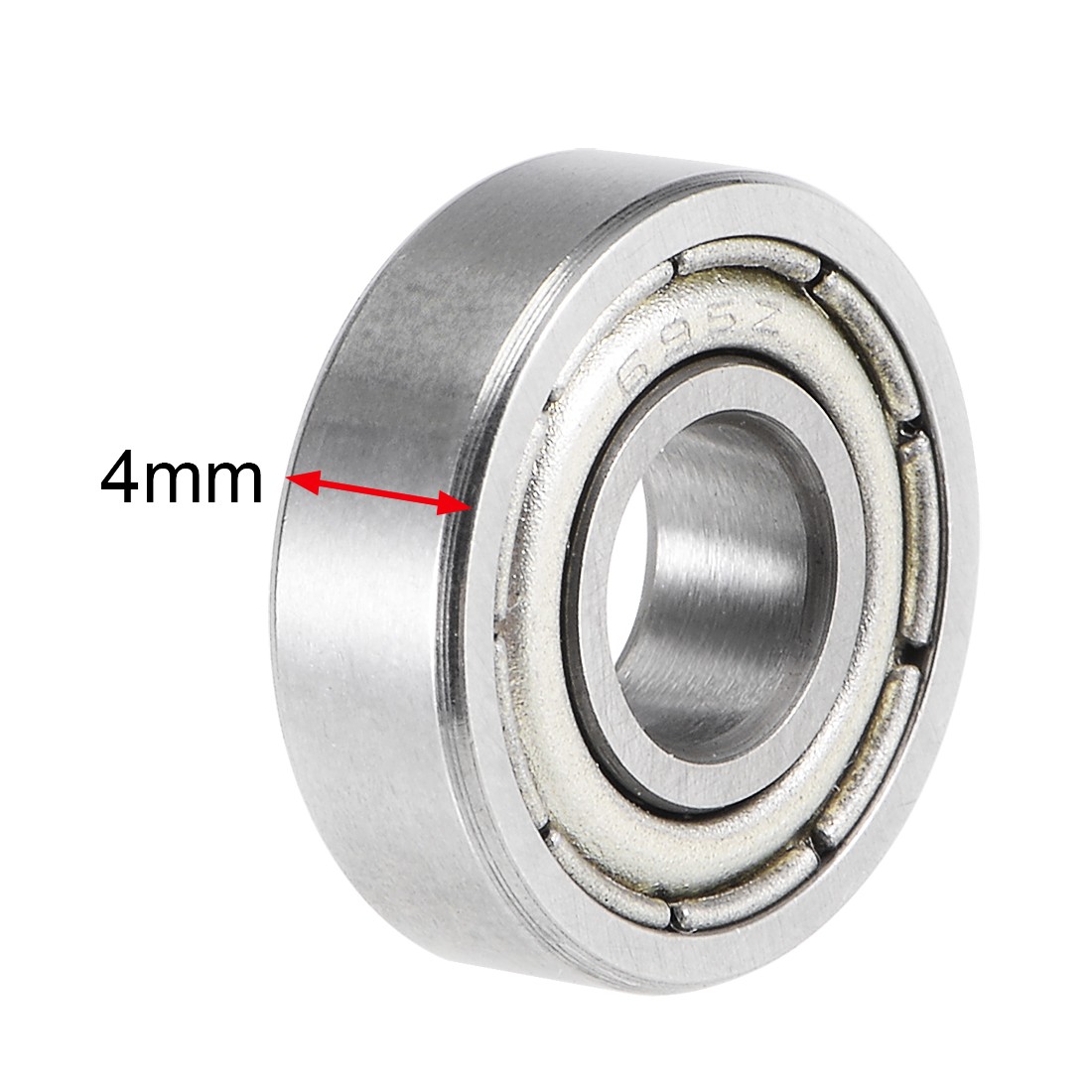 S695ZZ Deep Groove Ball Bearings 5x13x4mm Double Shielded Stainless Steel 4pcs