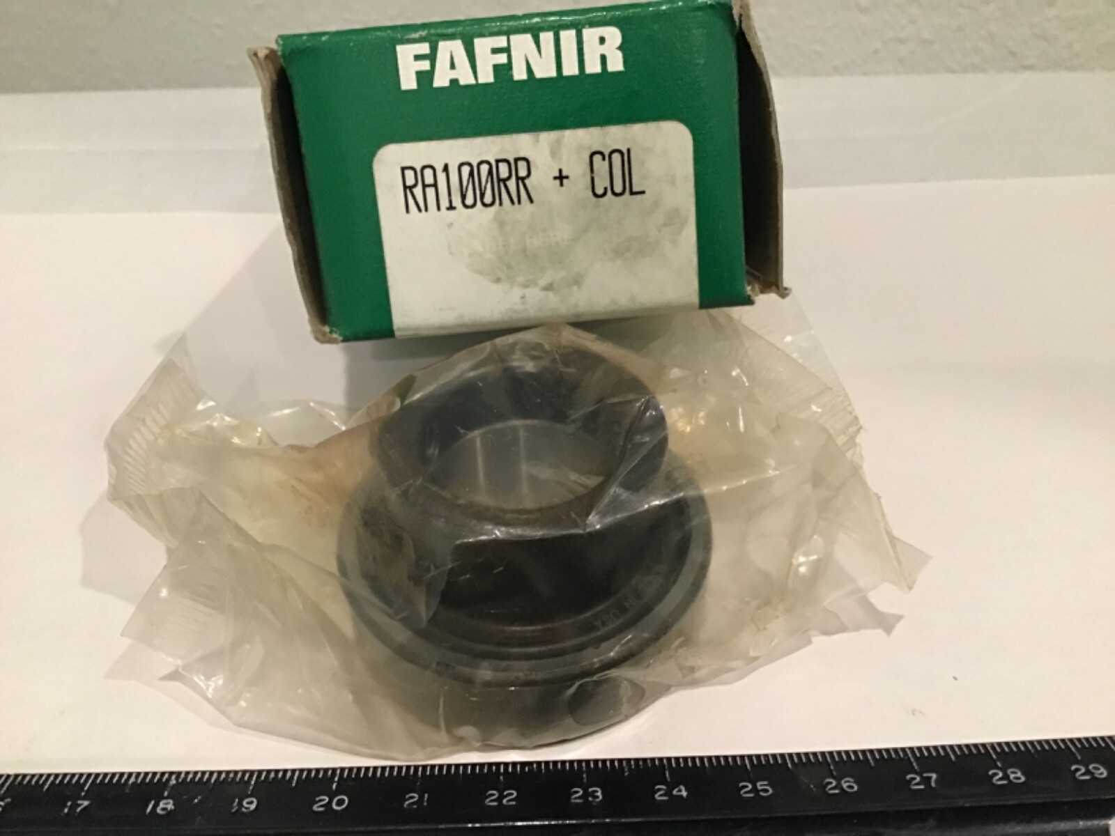 New Fafnir RA100RR + COL Insert Bearing, 1.000″ ID, 52mm OD