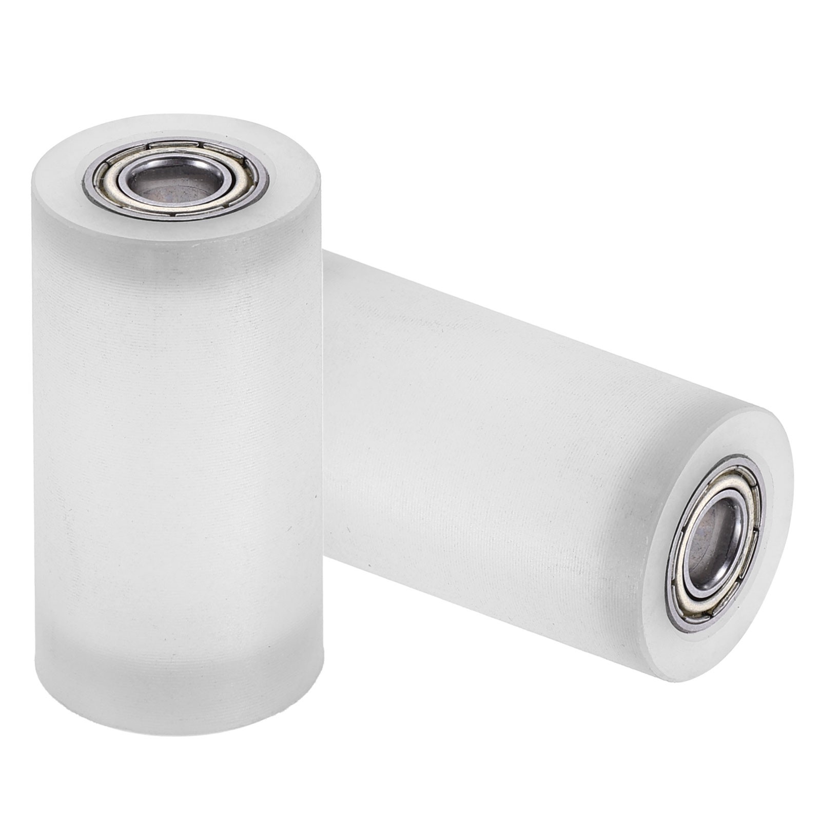 2Pcs Plastic Roller Wheel with Bearing, 15/64″x25/32″x1-37/64″ Bearing Pulley