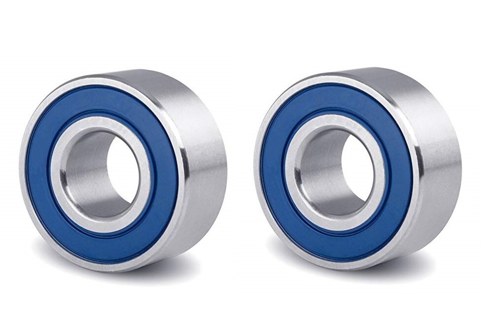2-Pack 5207-2RS Premium Double Row Angular Contact Ball Bearing 35mmX72mmX27mm