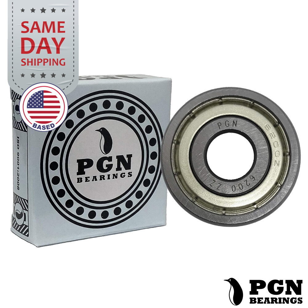 6200-ZZ Premium Metal Shield Ball Bearing C3 EMQ, 10x30x9, 6200 ZZ 6200z