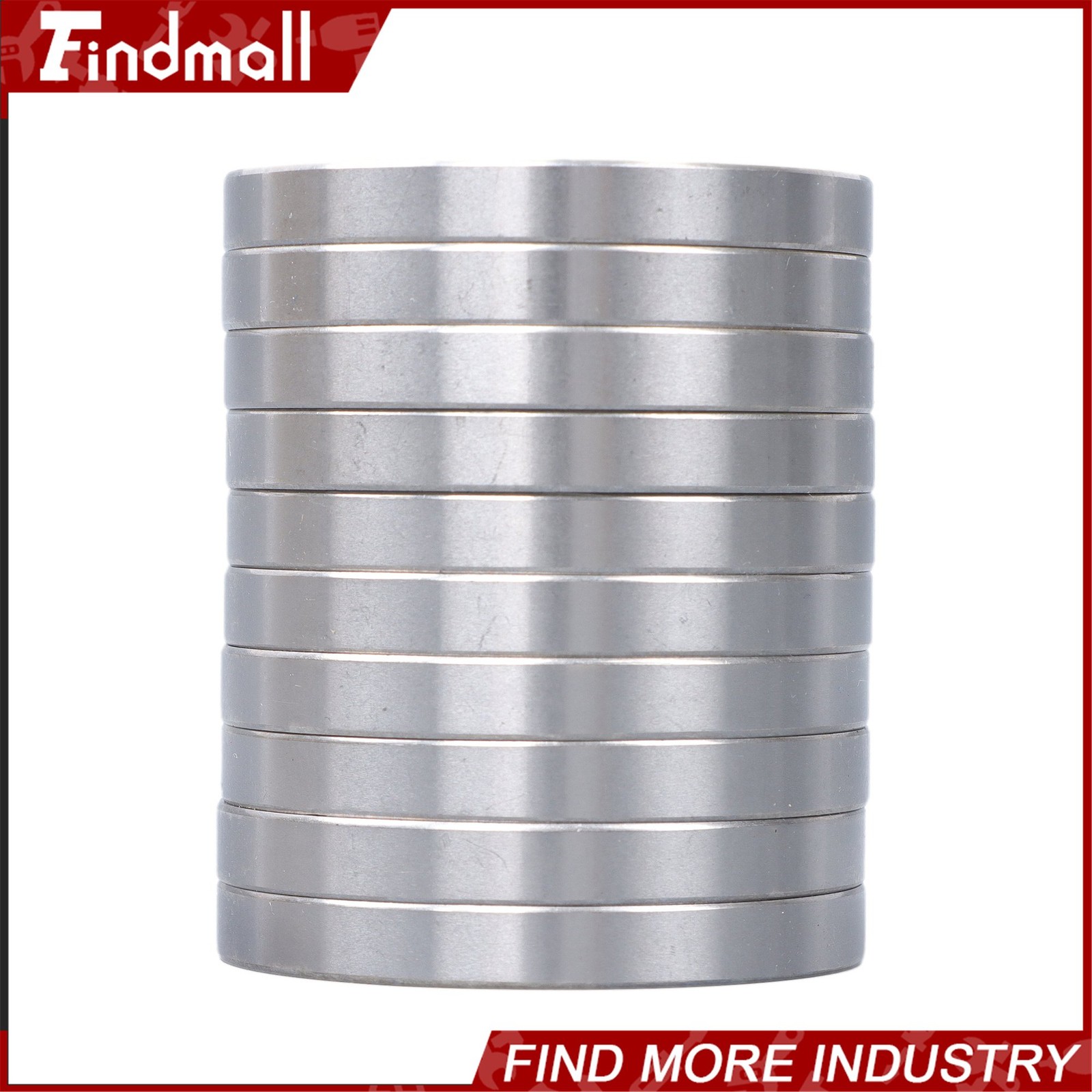 Findmall 6809-2RS 61809-2RS Bearings 10pcs 45x58x7mm Rubber Sealed Set