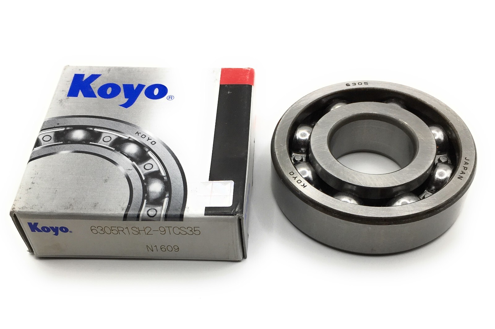 KOYO 6305 Open No Seals JAPAN DEEP GROOVE BALL BEARING 25 x 62 x 16