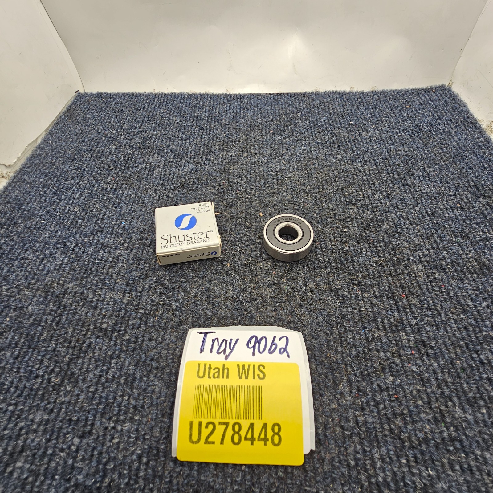 SHUSTER SS6201 2RS RUBBER SEALED BEARING 12 mm ID, 32 mm OD, 10 mm Width