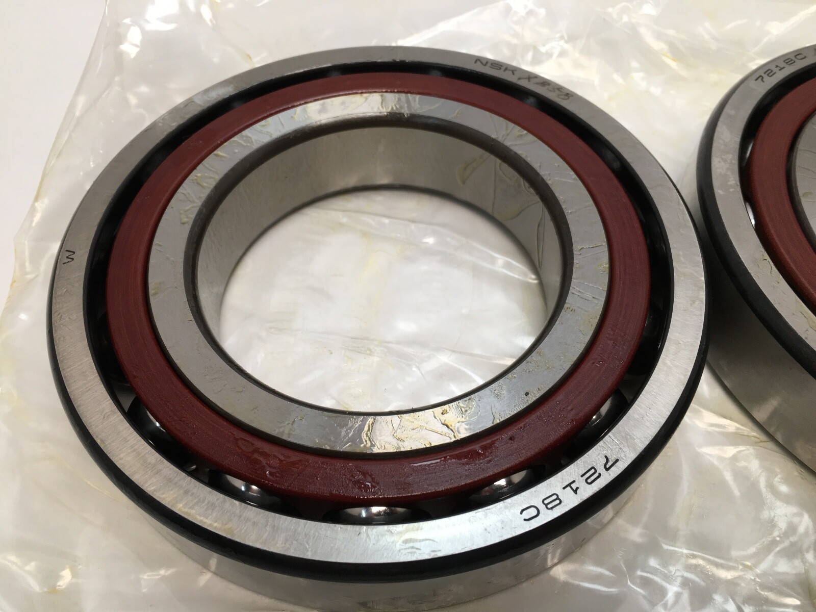 NSK 7218CTDBC7P5 Bearing 90x160x30 mm 7218-CT-DB-C7-P5 ABEC7 Japan 2 pcs